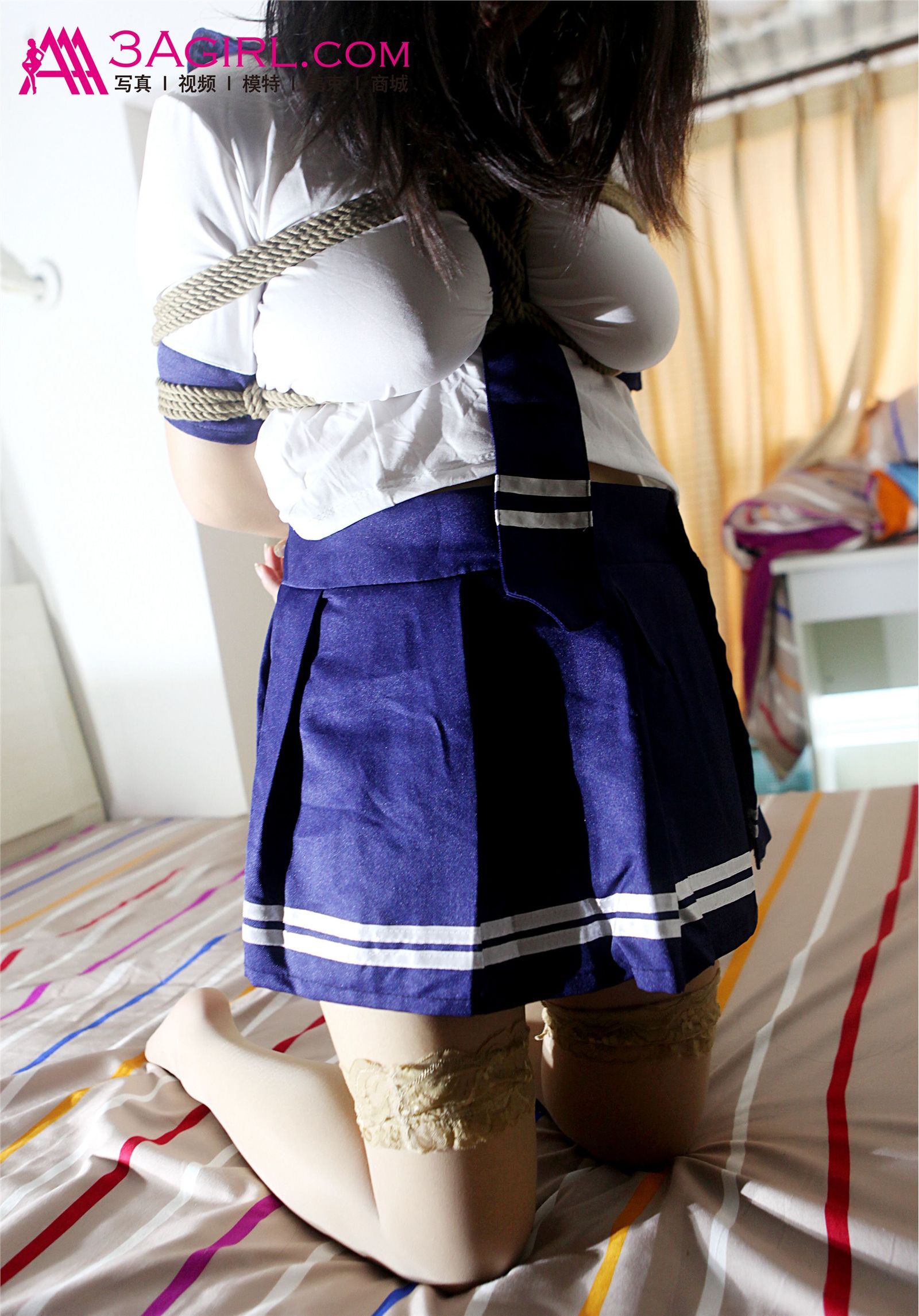 【3Agirl】2015-01-23 美束馆 - MSG.019：制服束缚