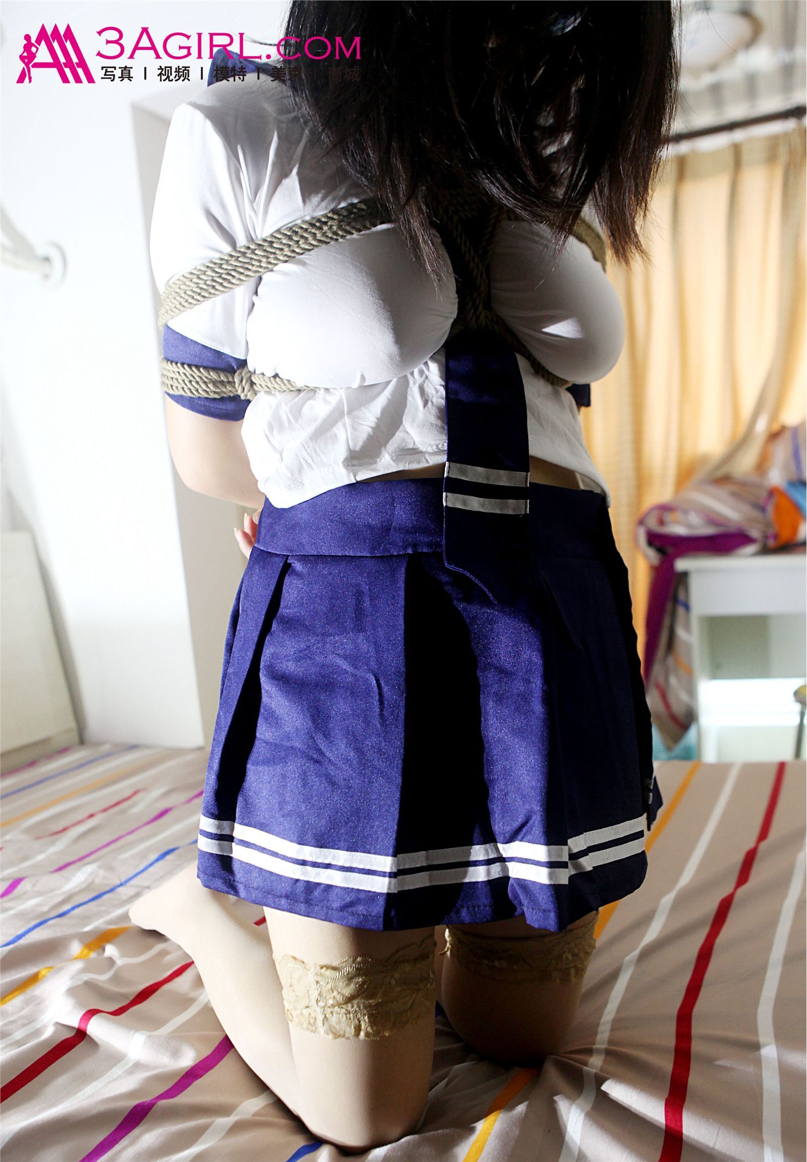 【3Agirl】2015-01-23 美束馆 - MSG.019：制服束缚