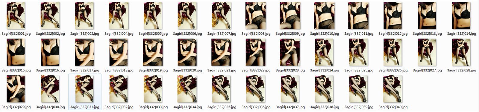 [3Agirl] 2014.11.09 No.332 AAA女郎 黑丝伊人：小维（一）