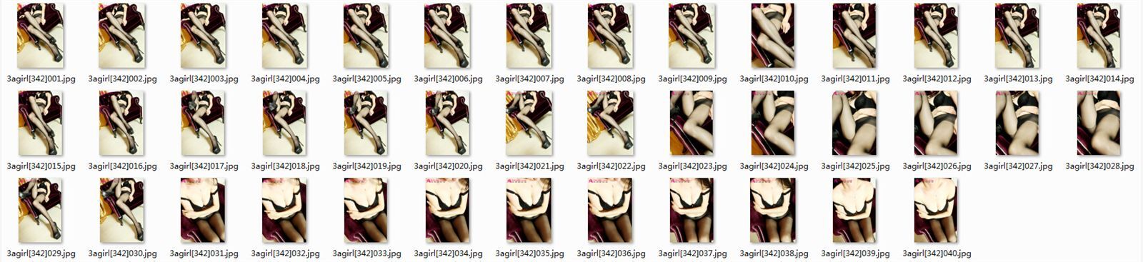 [3Agirl] 2014.11.29 No.342 AAA女郎 黑色丝滑：小维