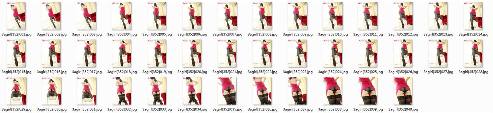 [3Agirl] 2014.12.19 No.352 AAA女郎 红色蜜桃：雪莉