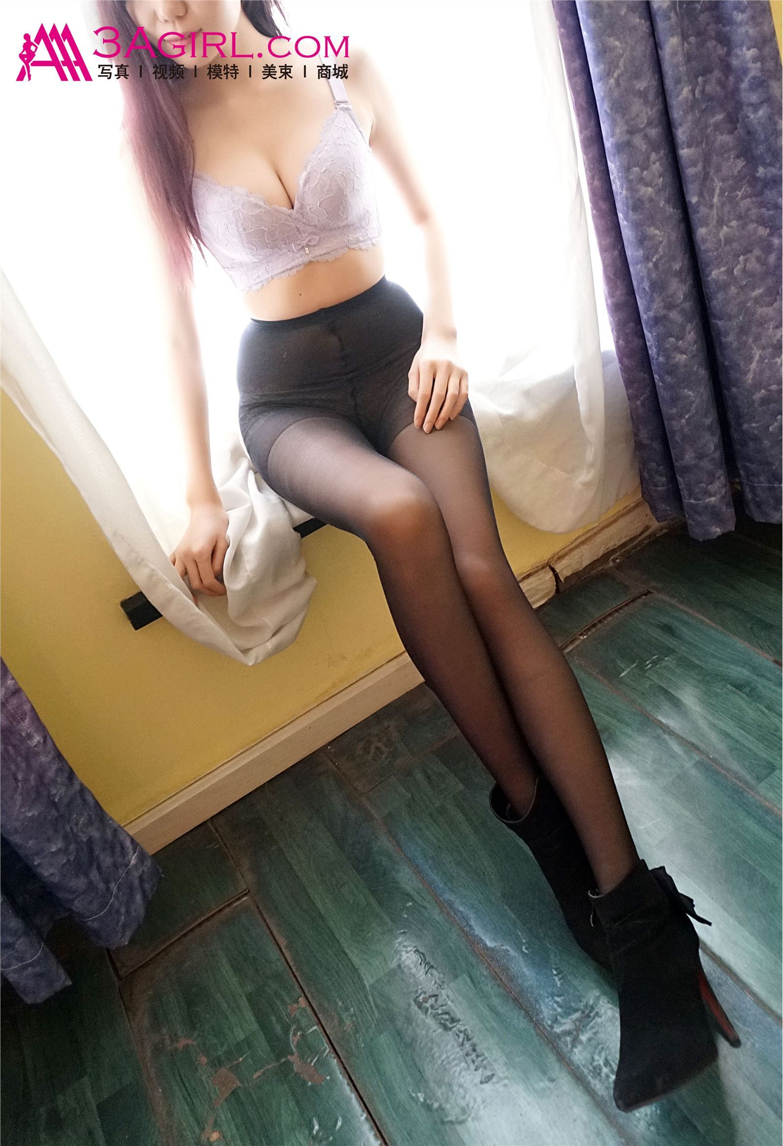 [3Agirl] 2015.05.29 No.428 AAA女郎 紫色诱惑：雨欣