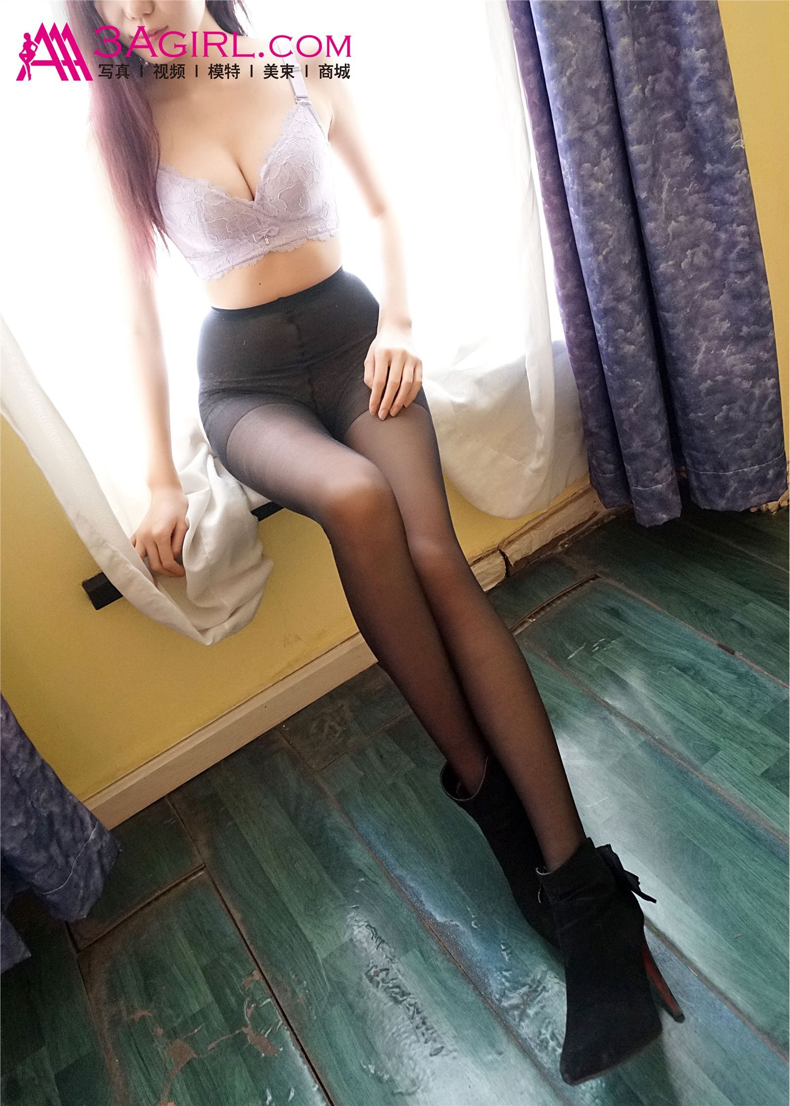 [3Agirl] 2015.05.29 No.428 AAA女郎 紫色诱惑：雨欣