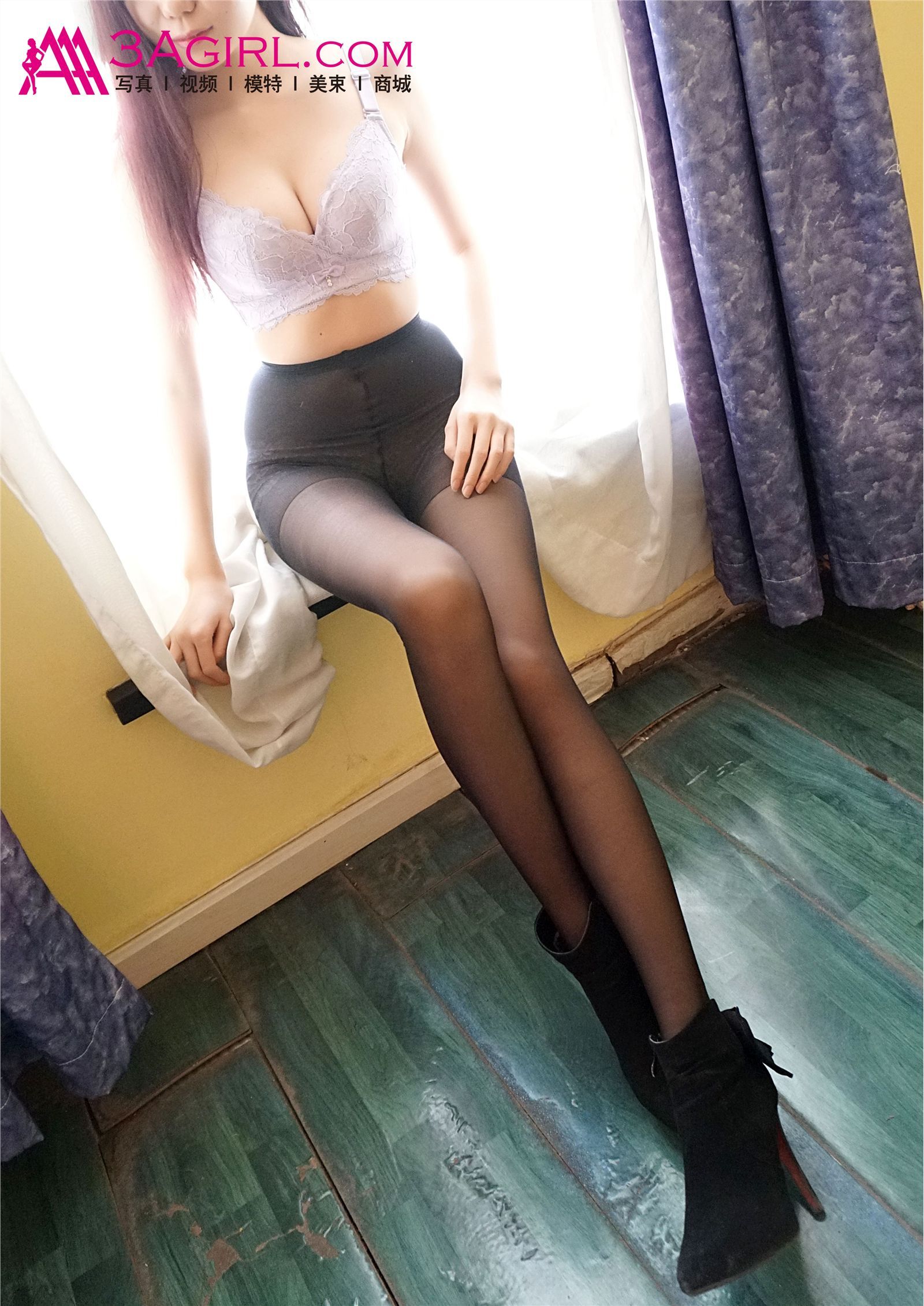 [3Agirl] 2015.05.29 No.428 AAA女郎 紫色诱惑：雨欣