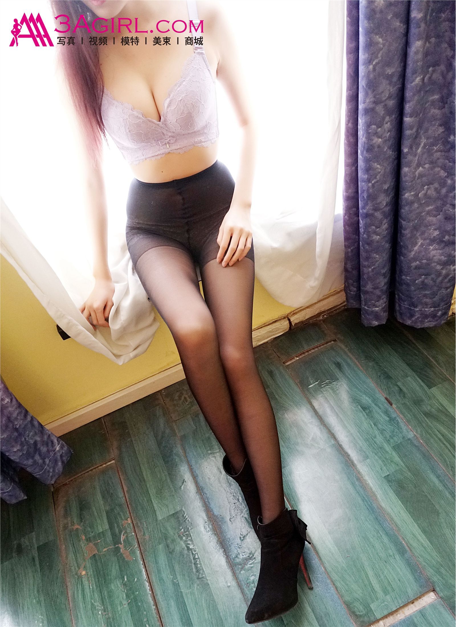 [3Agirl] 2015.05.29 No.428 AAA女郎 紫色诱惑：雨欣