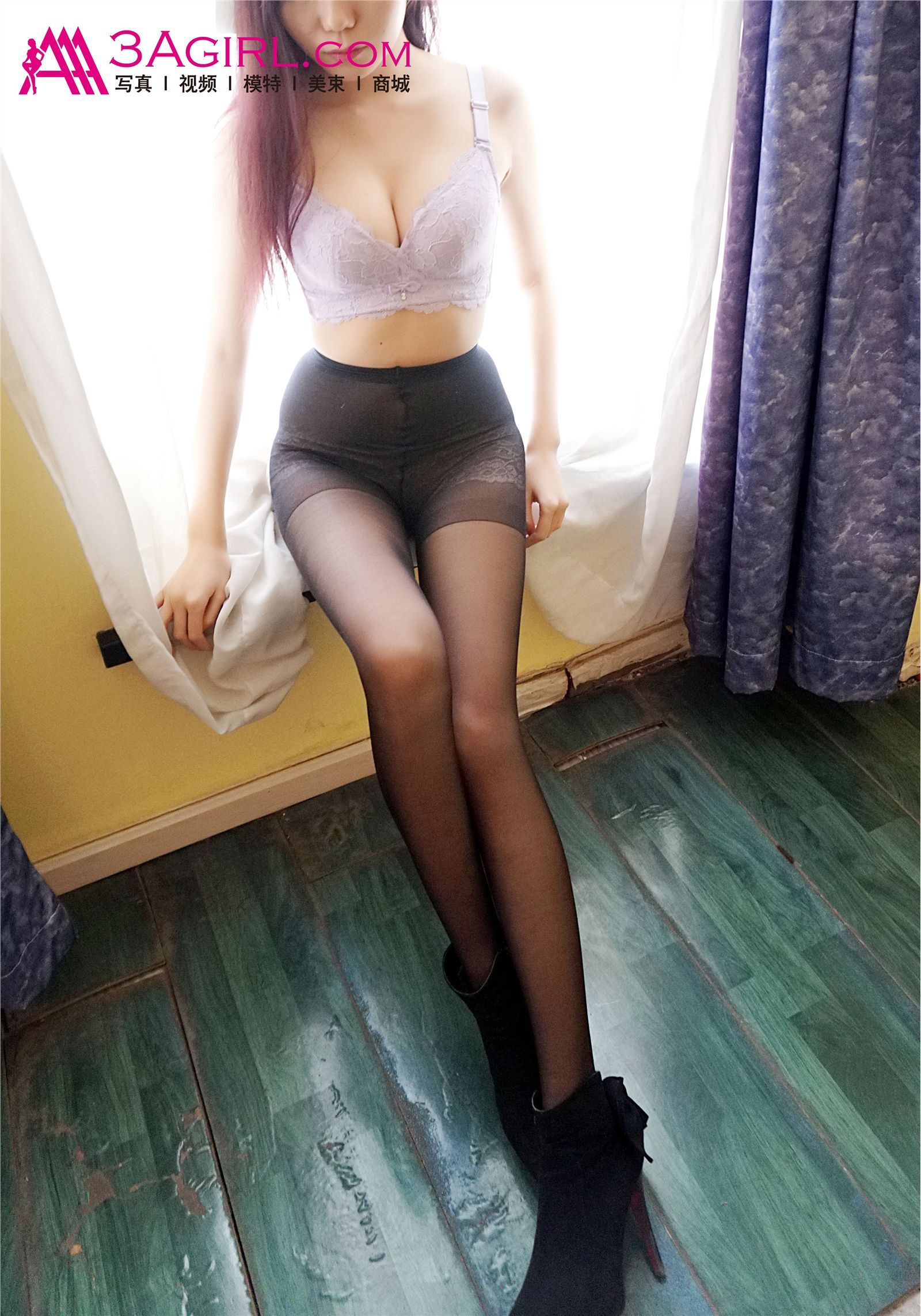 [3Agirl] 2015.05.29 No.428 AAA女郎 紫色诱惑：雨欣