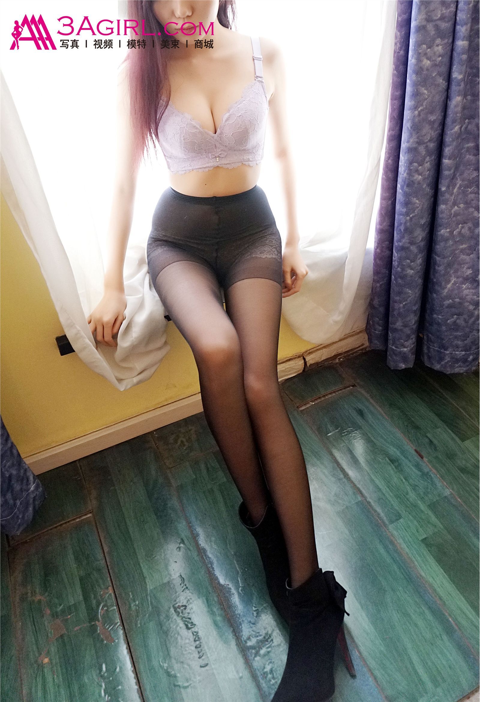 [3Agirl] 2015.05.29 No.428 AAA女郎 紫色诱惑：雨欣