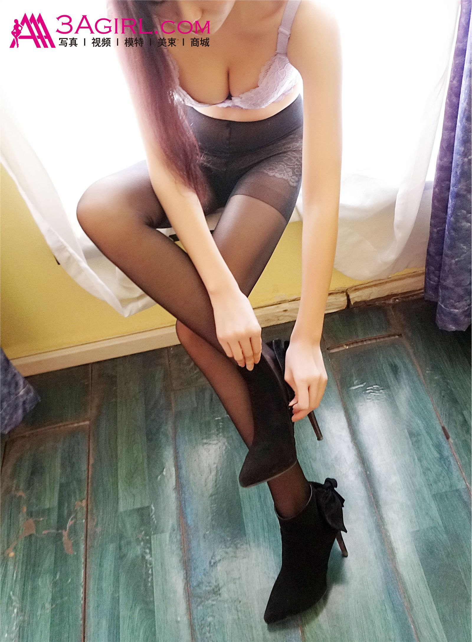 [3Agirl] 2015.05.29 No.428 AAA女郎 紫色诱惑：雨欣
