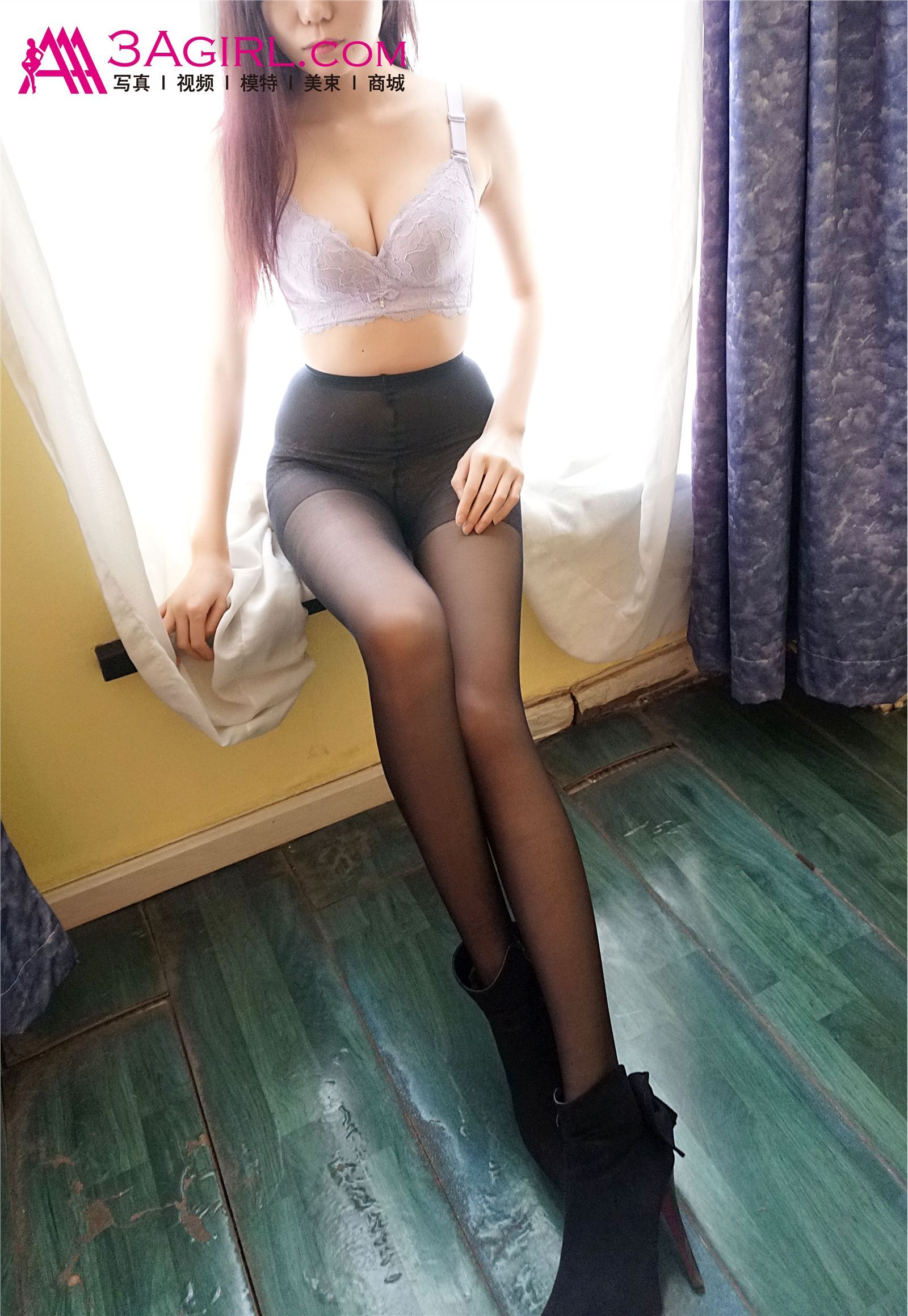 [3Agirl] 2015.05.29 No.428 AAA女郎 紫色诱惑：雨欣