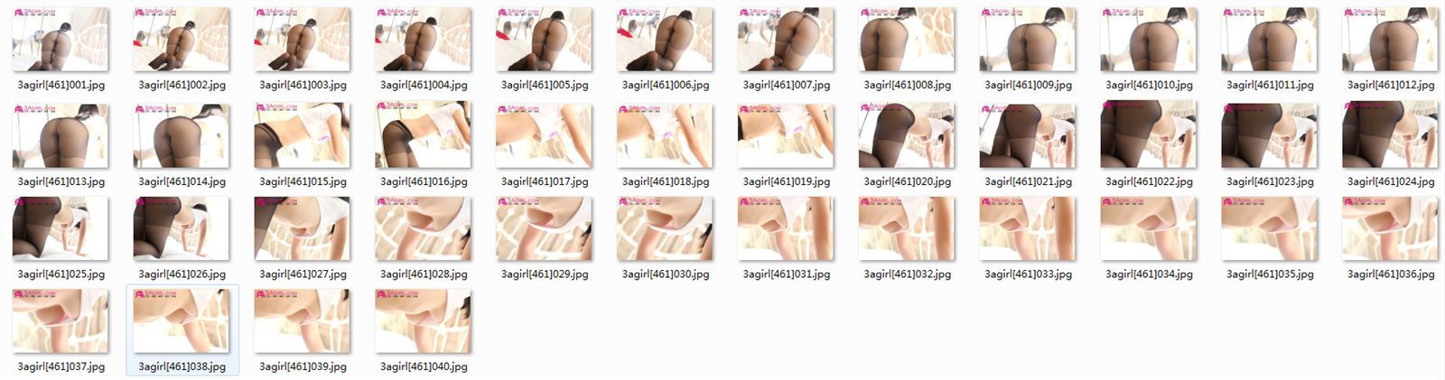 [3Agirl] 2015.08.03 No.461 AAA女郎 臀乳交融