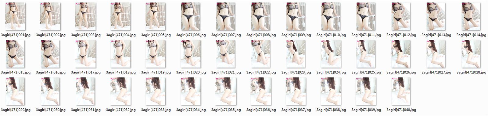 [3Agirl] 2015.08.23 No.471 AAA女郎 黑网嫩色：咪宝