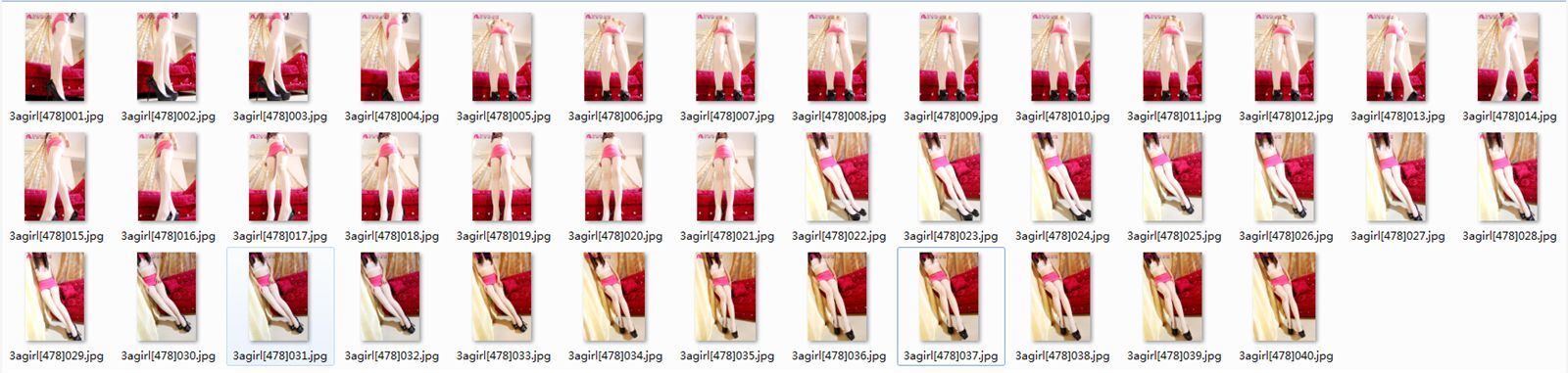 [3Agirl] 2015.09.06 No.478 AAA女郎 长腿天使：双双