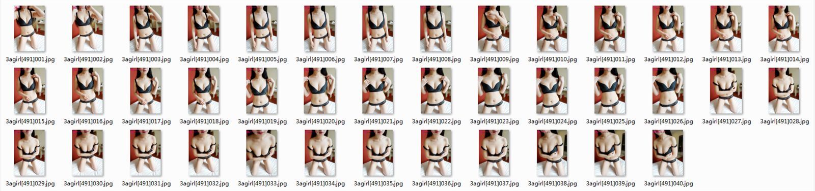 [3Agirl] 2015.10.02 No.491 AAA女郎 黑玫瑰：晨晨（二）