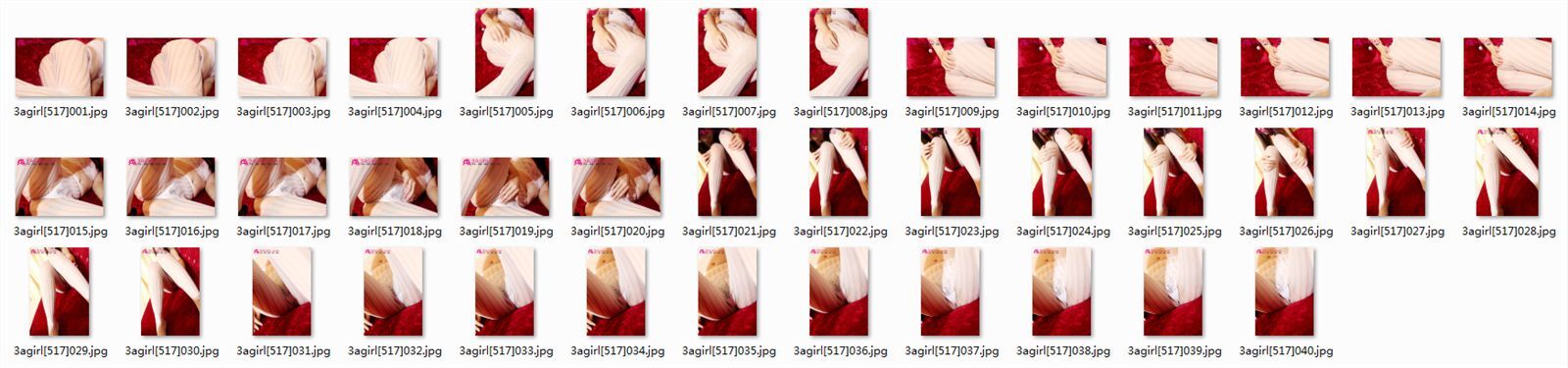 [3Agirl] 2015.11.29 AAA女郎 No.517 白网深情：双双