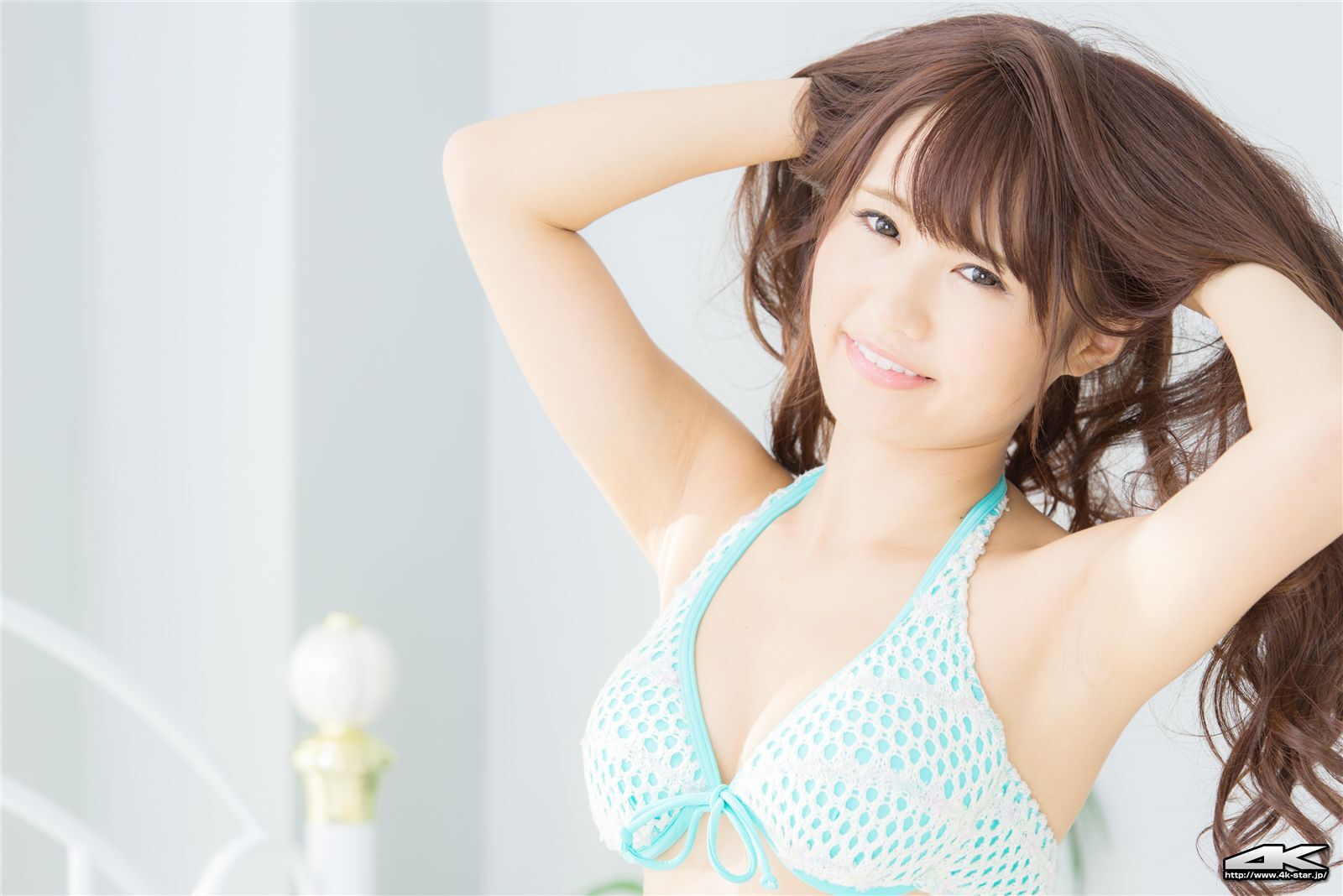 [4K-STAR]20160321 N0.518 中村奏絵   水着（水色）