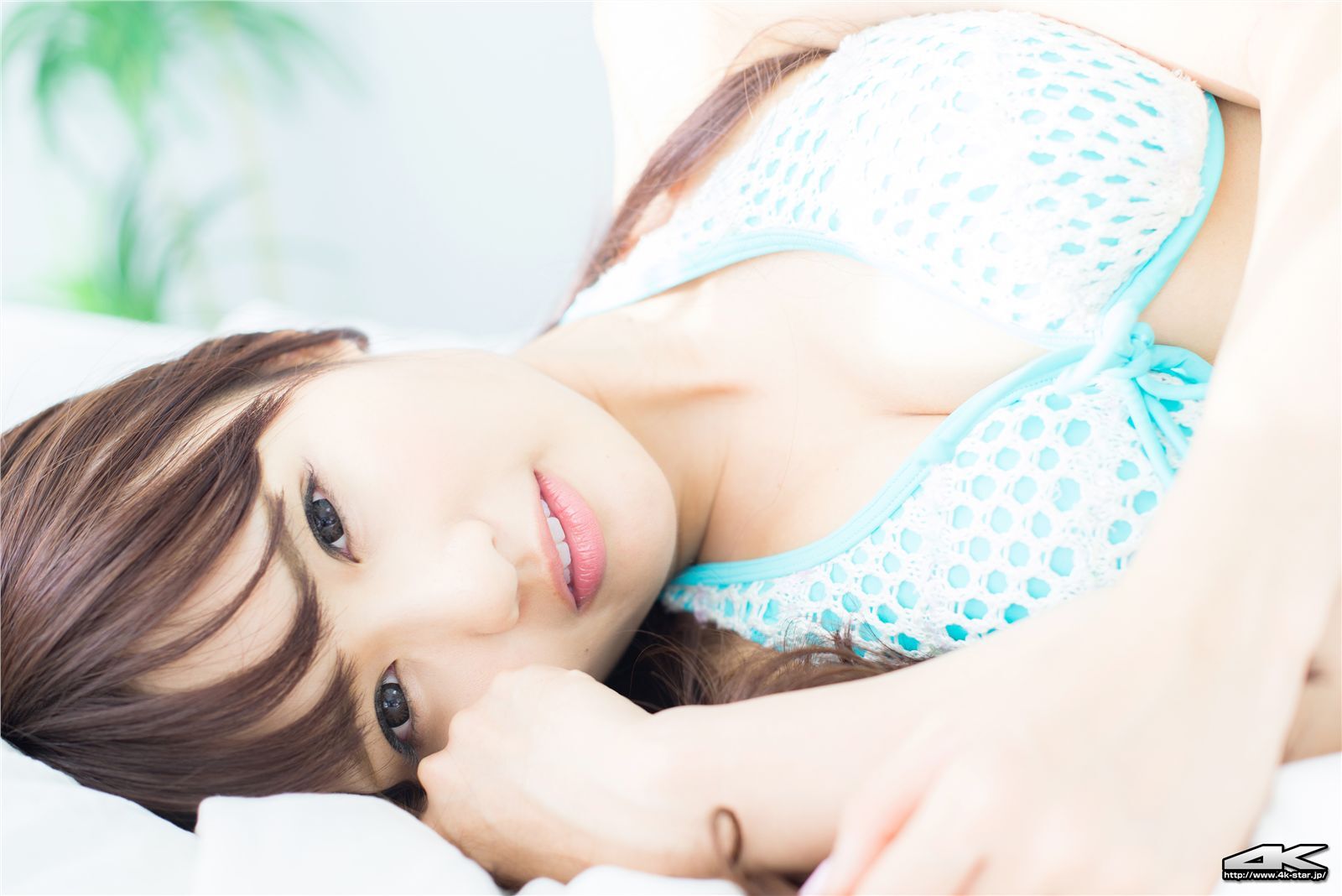 [4K-STAR]20160321 N0.518 中村奏絵   水着（水色）