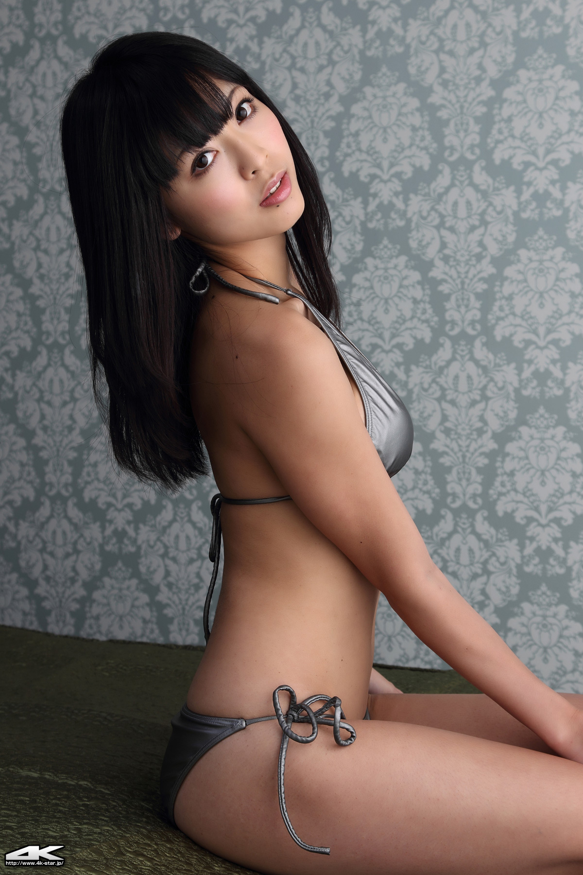 [4K-STAR]2016.02.08 No.0478 さとうさくら 水着(シルバー)