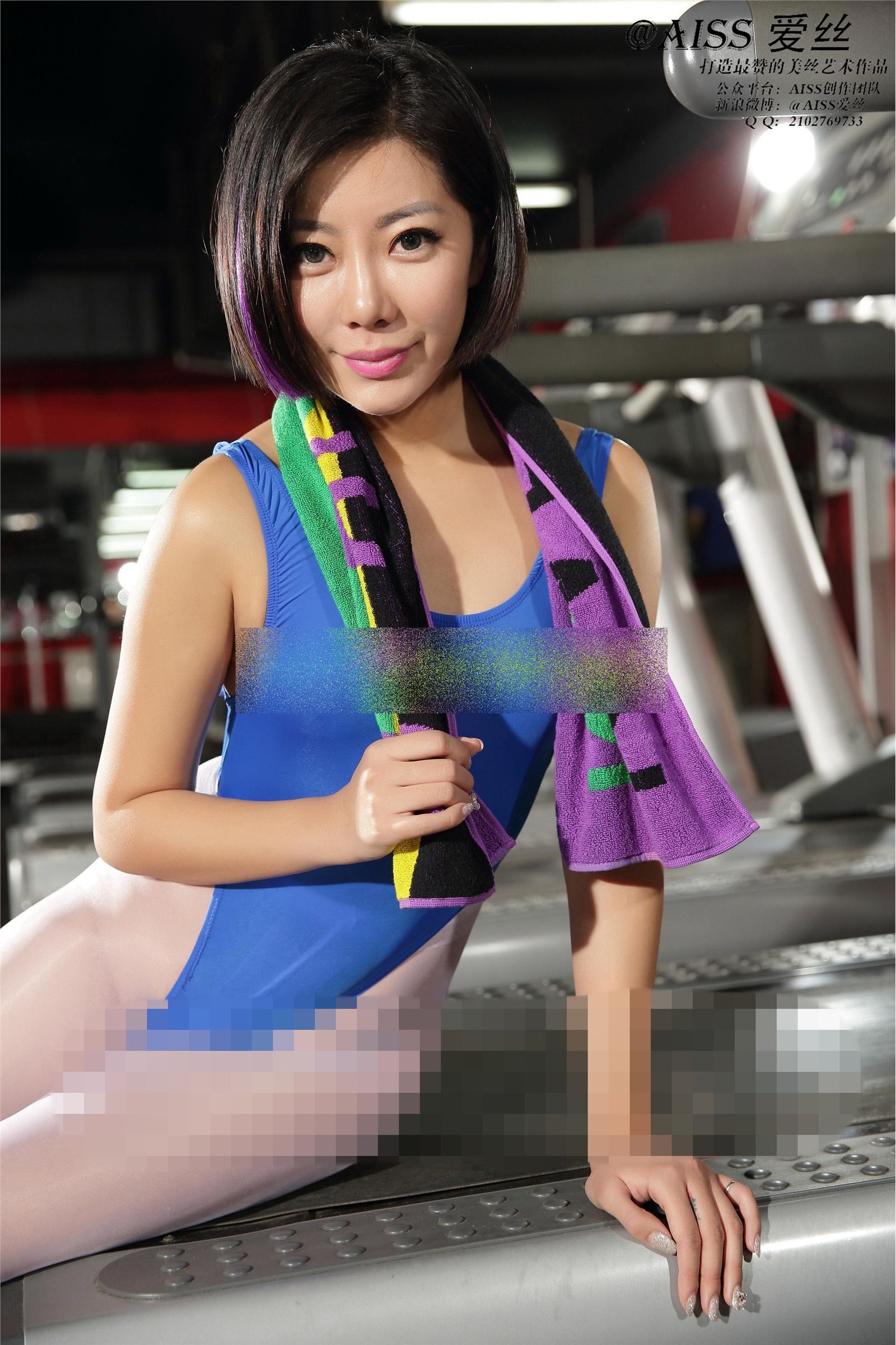 [AISS爱丝] 2014.04.24 萱萱去健身