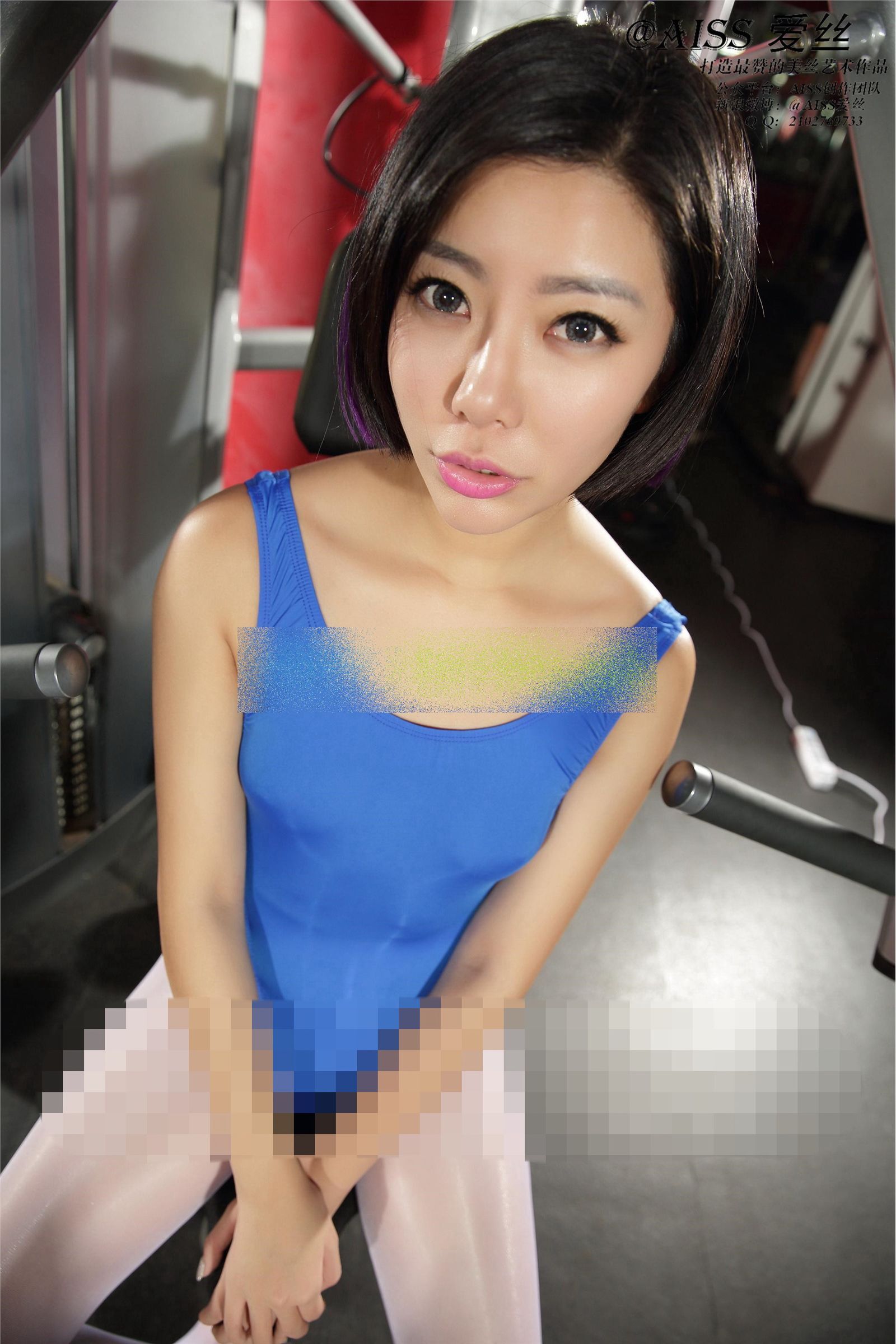 [AISS爱丝] 2014.04.24 萱萱去健身