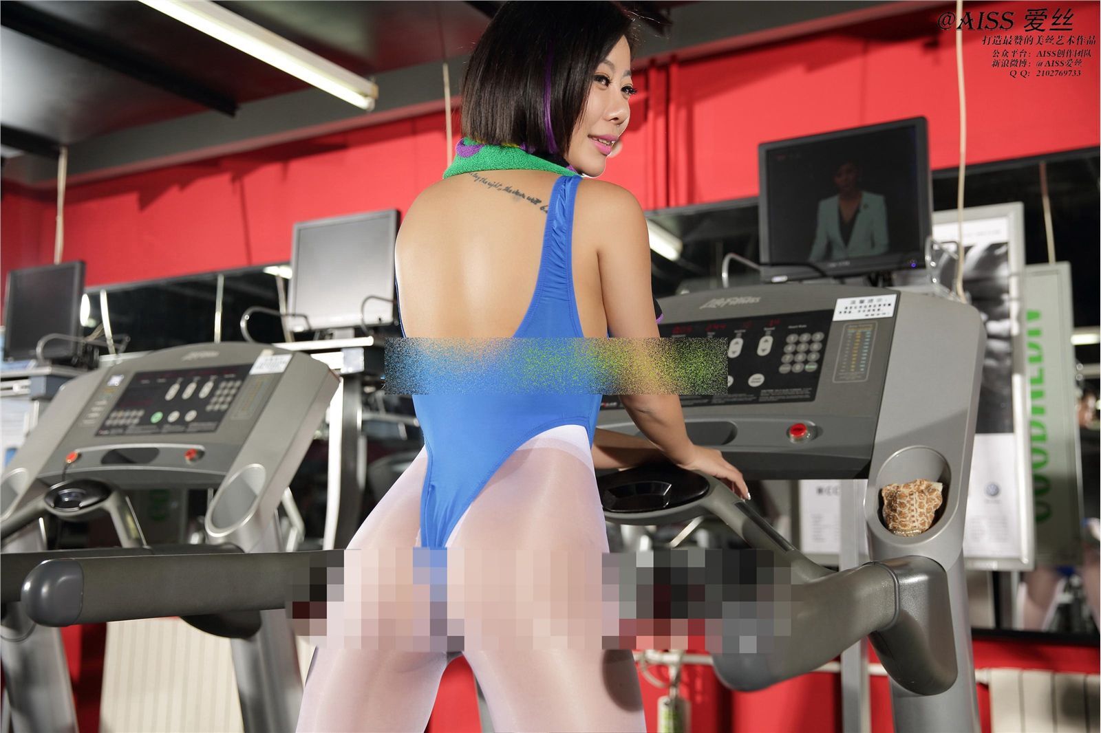 [AISS爱丝] 2014.04.24 萱萱去健身