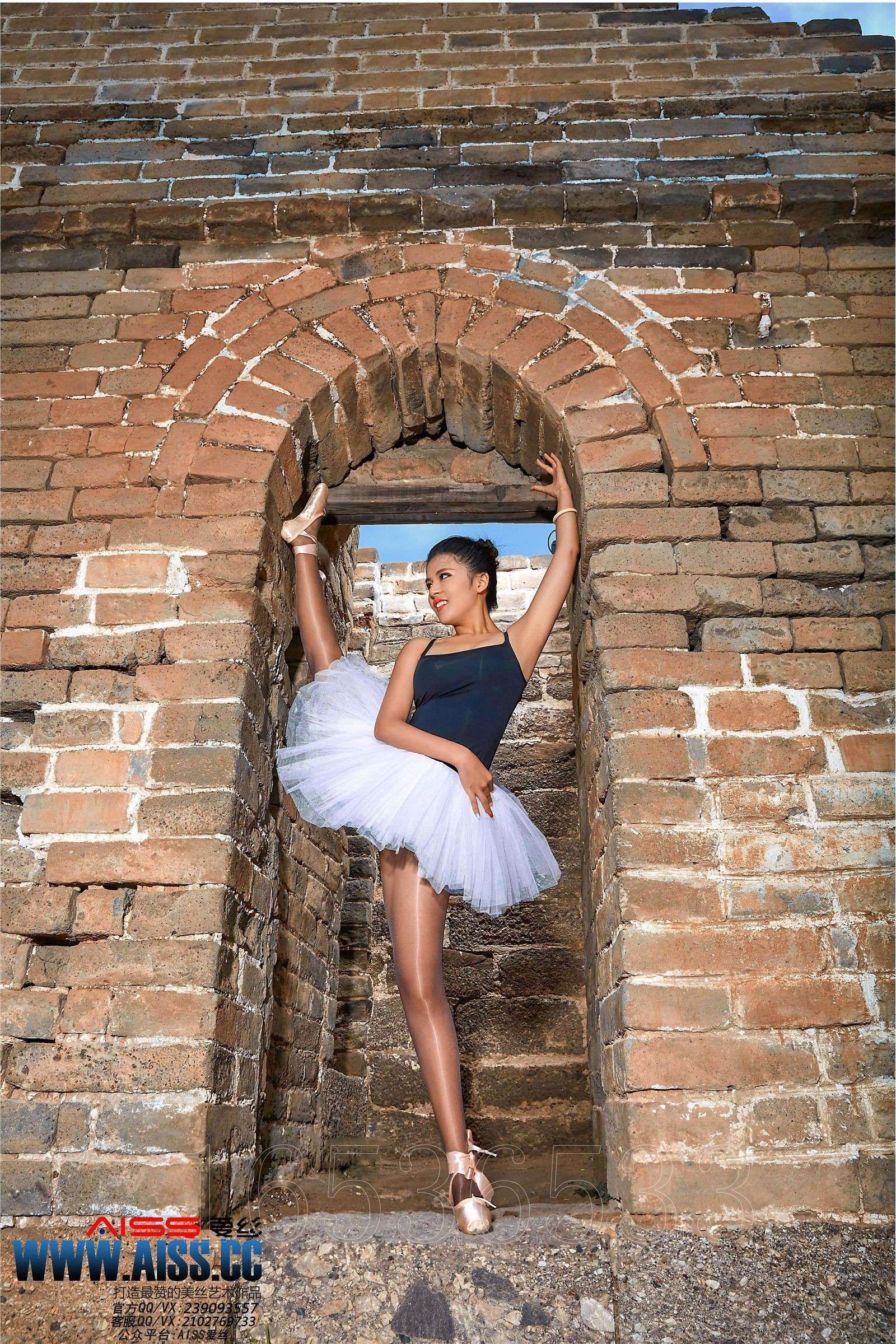 AISS爱丝第6016期【长城之巅,丝袜之舞】