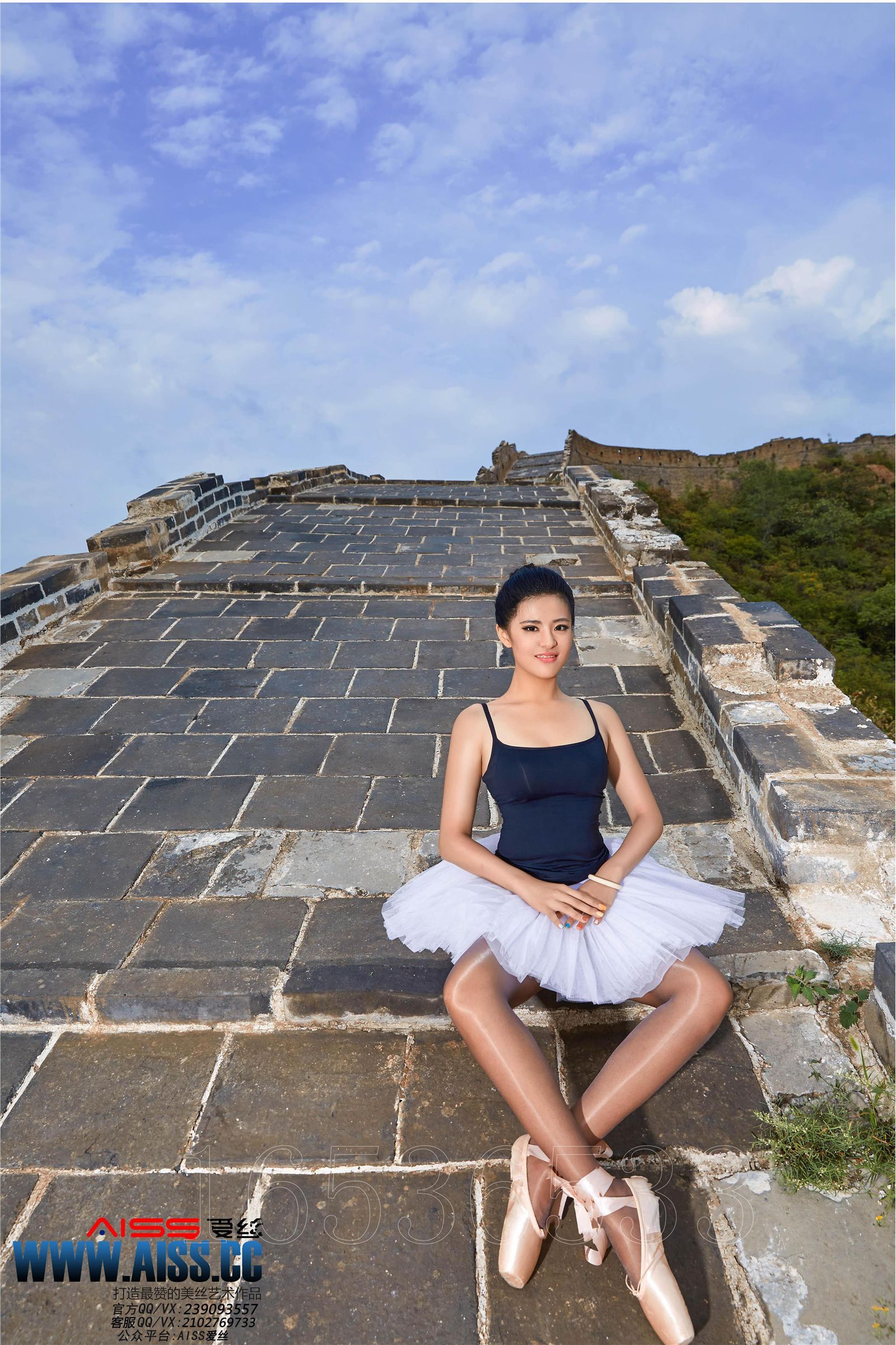 AISS爱丝第6016期【长城之巅,丝袜之舞】