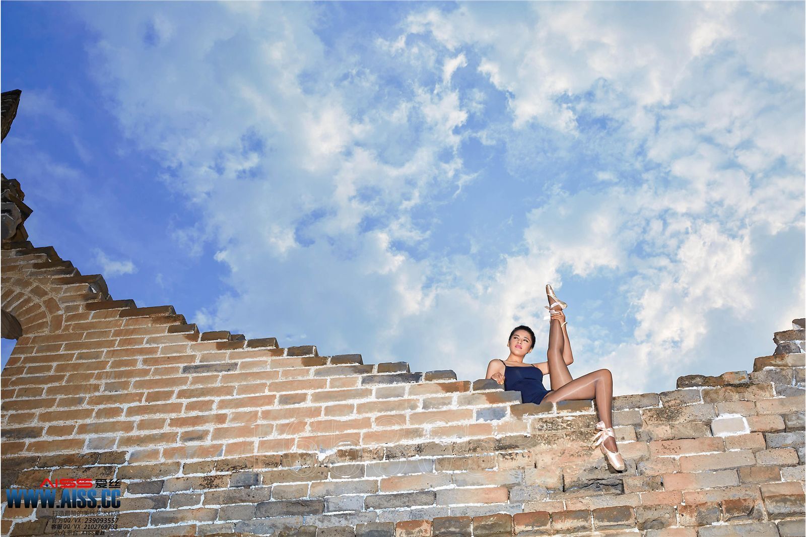 AISS爱丝第6016期【长城之巅,丝袜之舞】