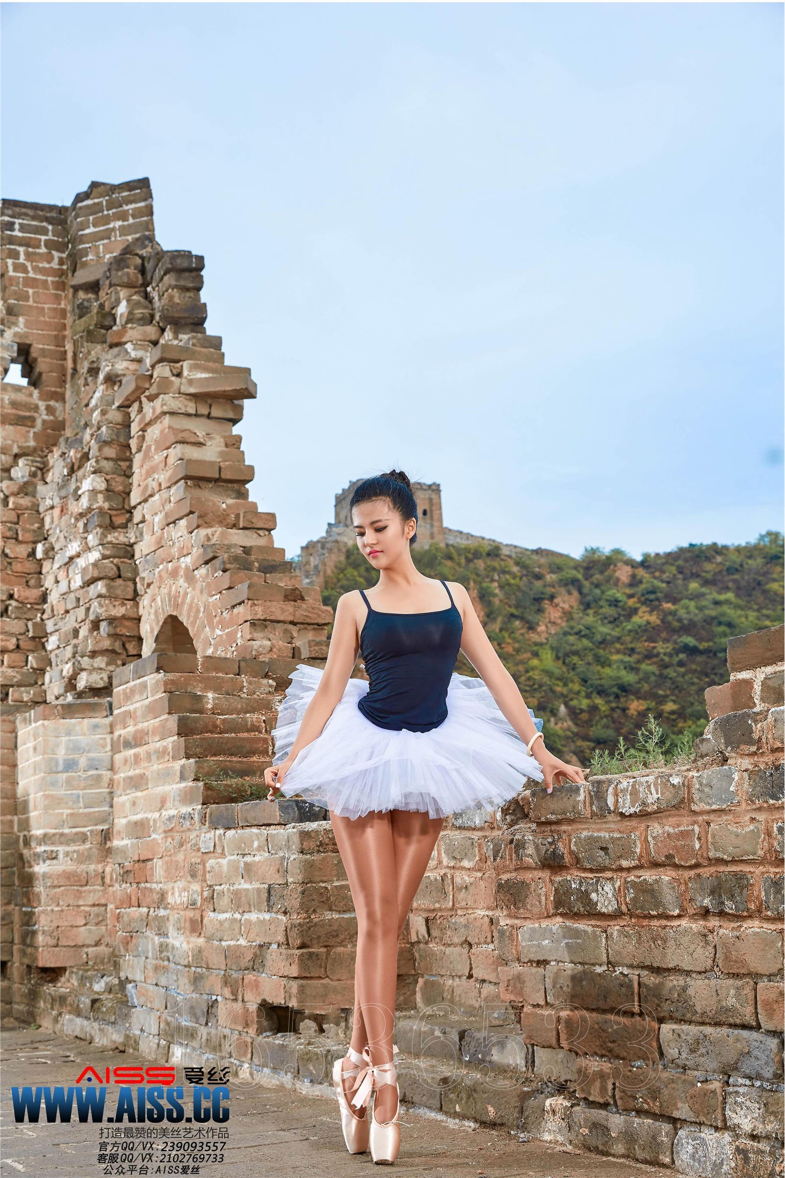 AISS爱丝第6016期【长城之巅,丝袜之舞】
