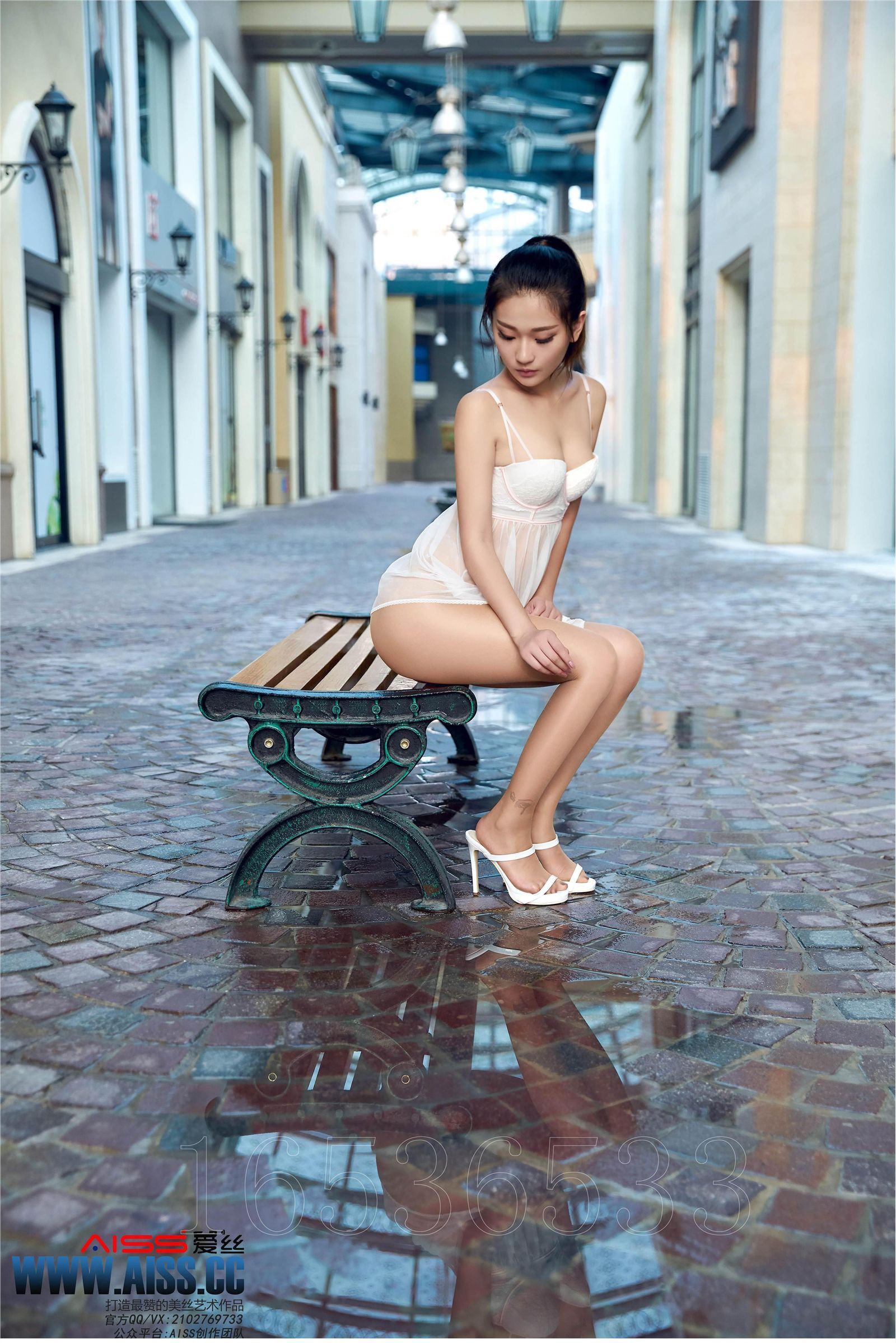 [AISS爱丝钻石] 2016.07.26 F6029《亚美依-穿丝袜的街道》