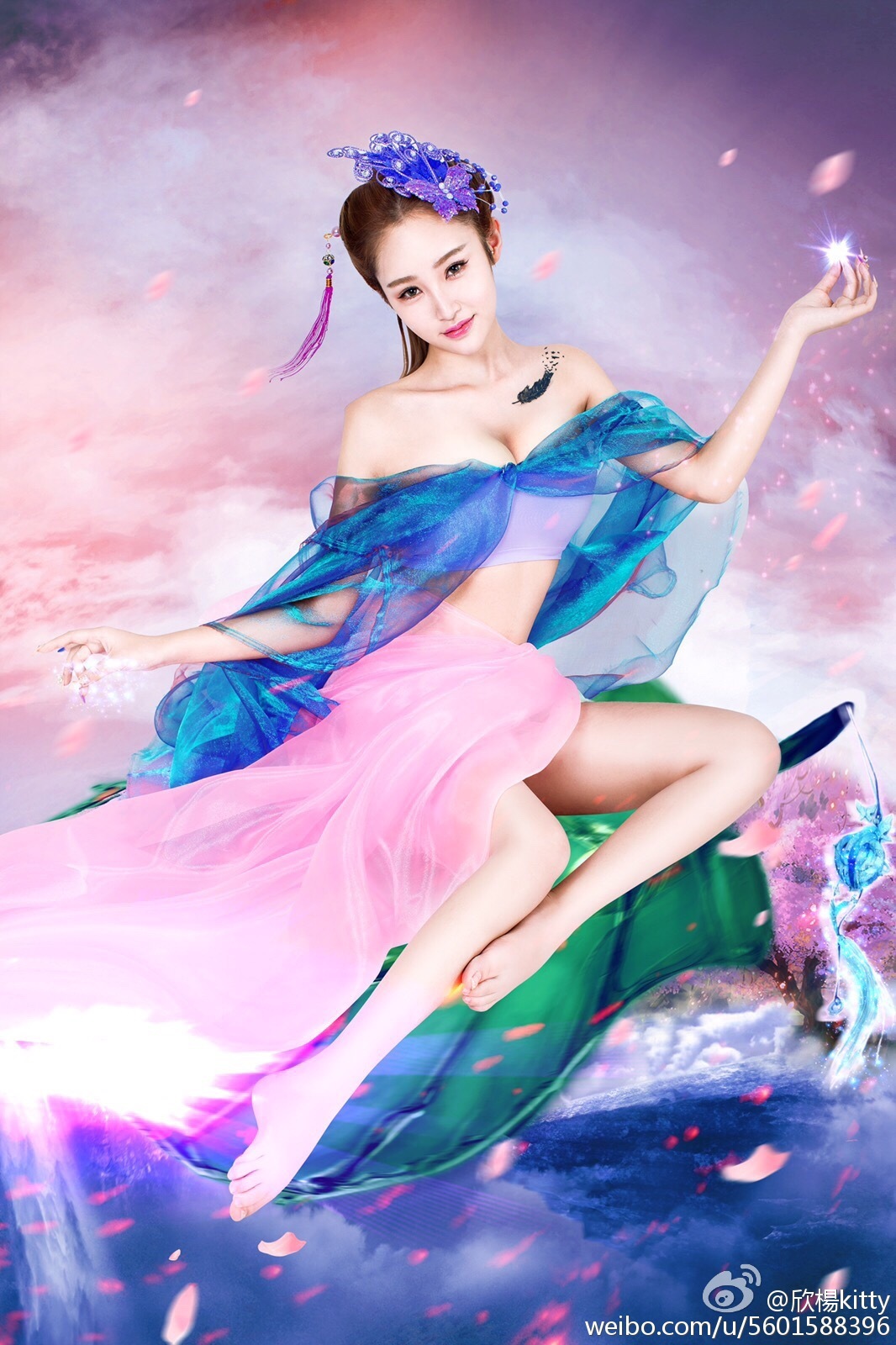 AISS爱丝明星模特欣楊KITTY 爆乳写真