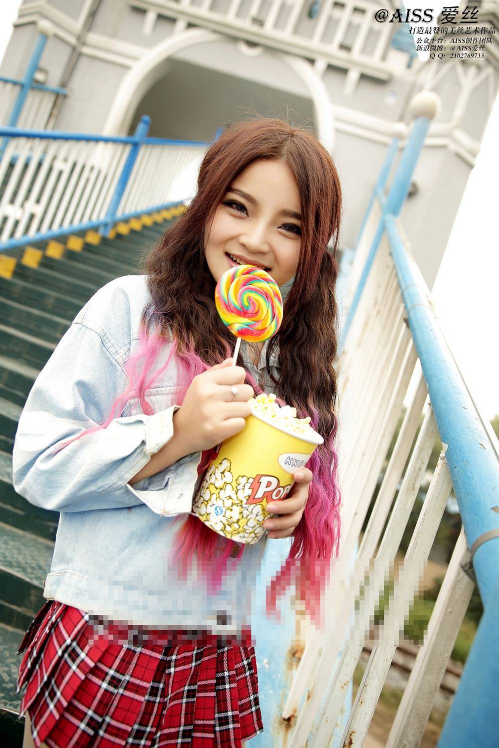 [AISS爱丝] 经典丝袜美腿外拍 NO.037 假日游乐园