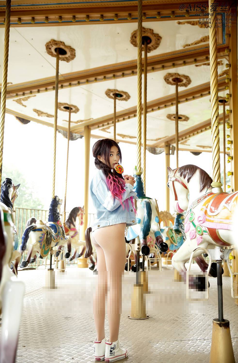 [AISS爱丝] 经典丝袜美腿外拍 NO.037 假日游乐园