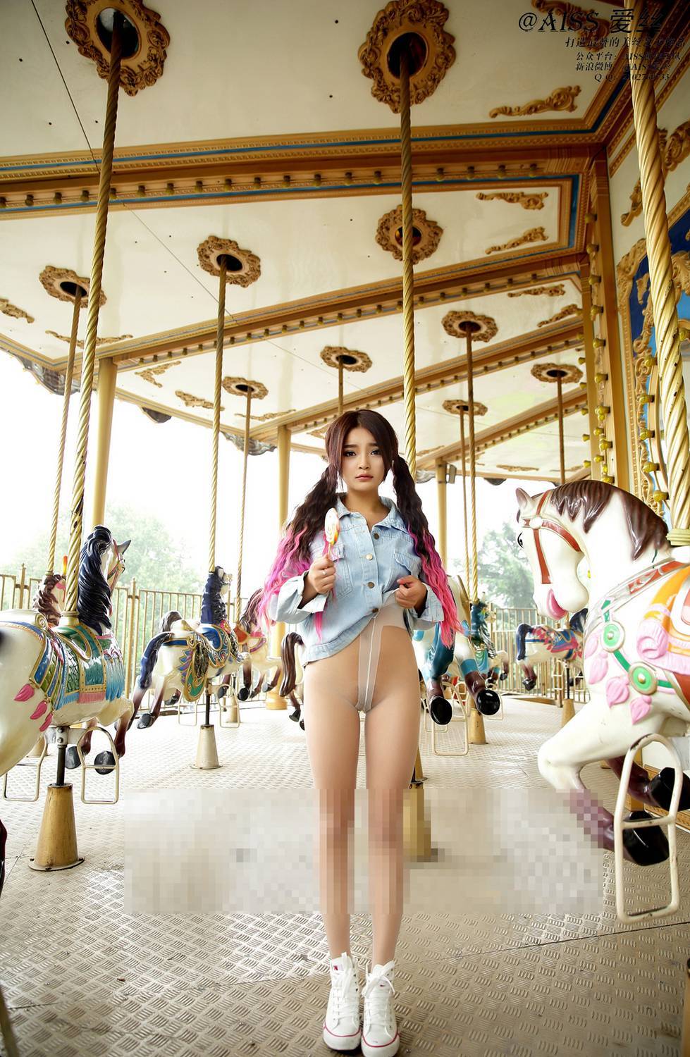 [AISS爱丝] 经典丝袜美腿外拍 NO.037 假日游乐园