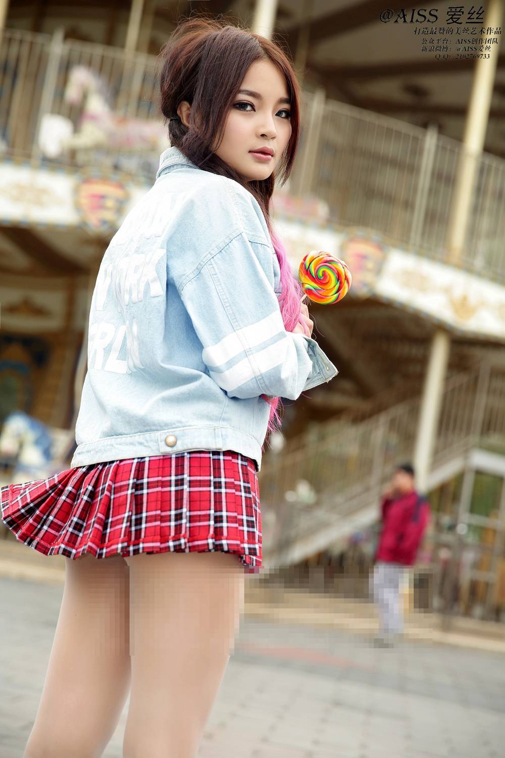 [AISS爱丝] 经典丝袜美腿外拍 NO.037 假日游乐园