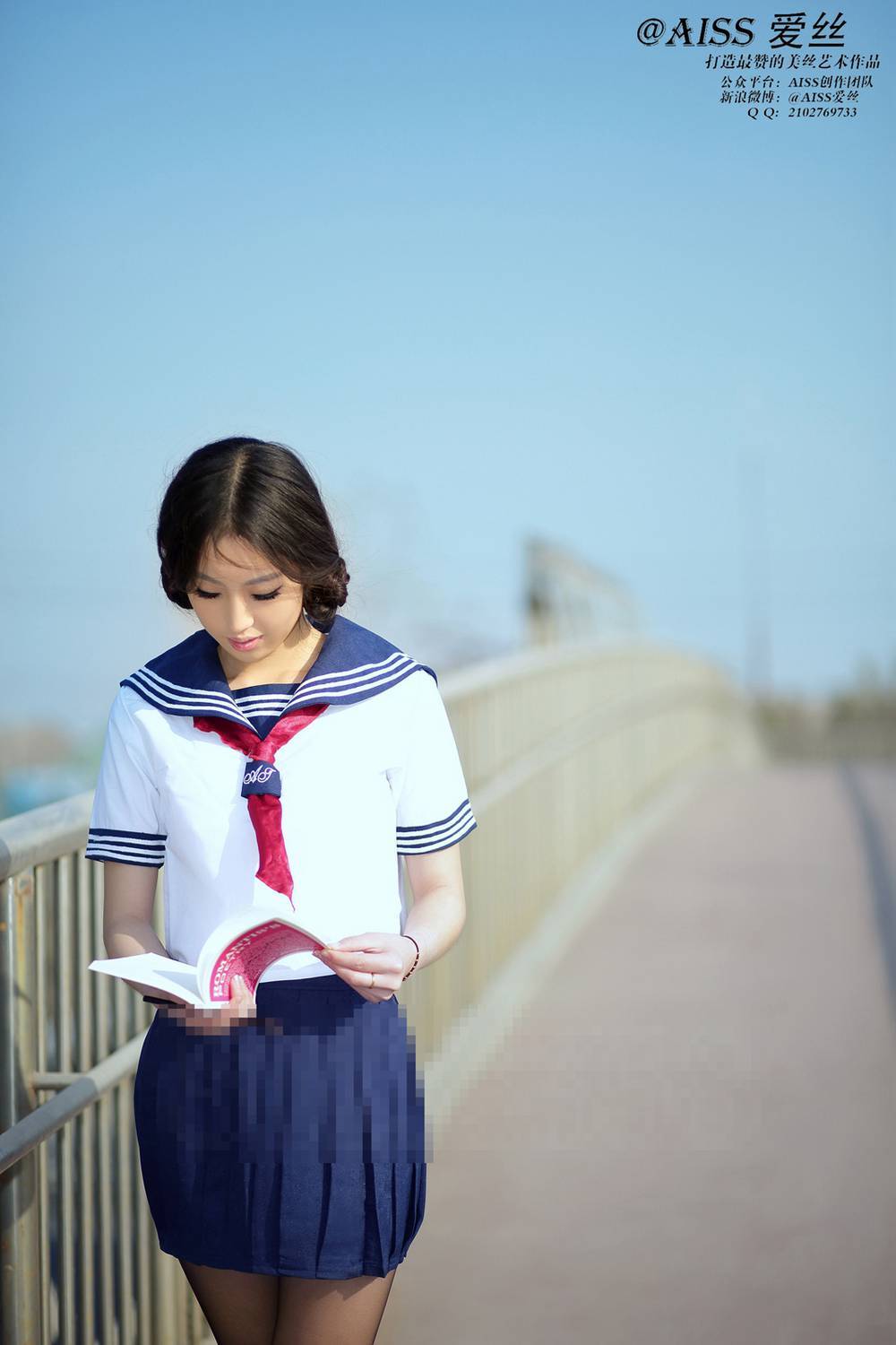 [AISS爱丝] 经典丝袜美腿外拍 NO.038 放学了