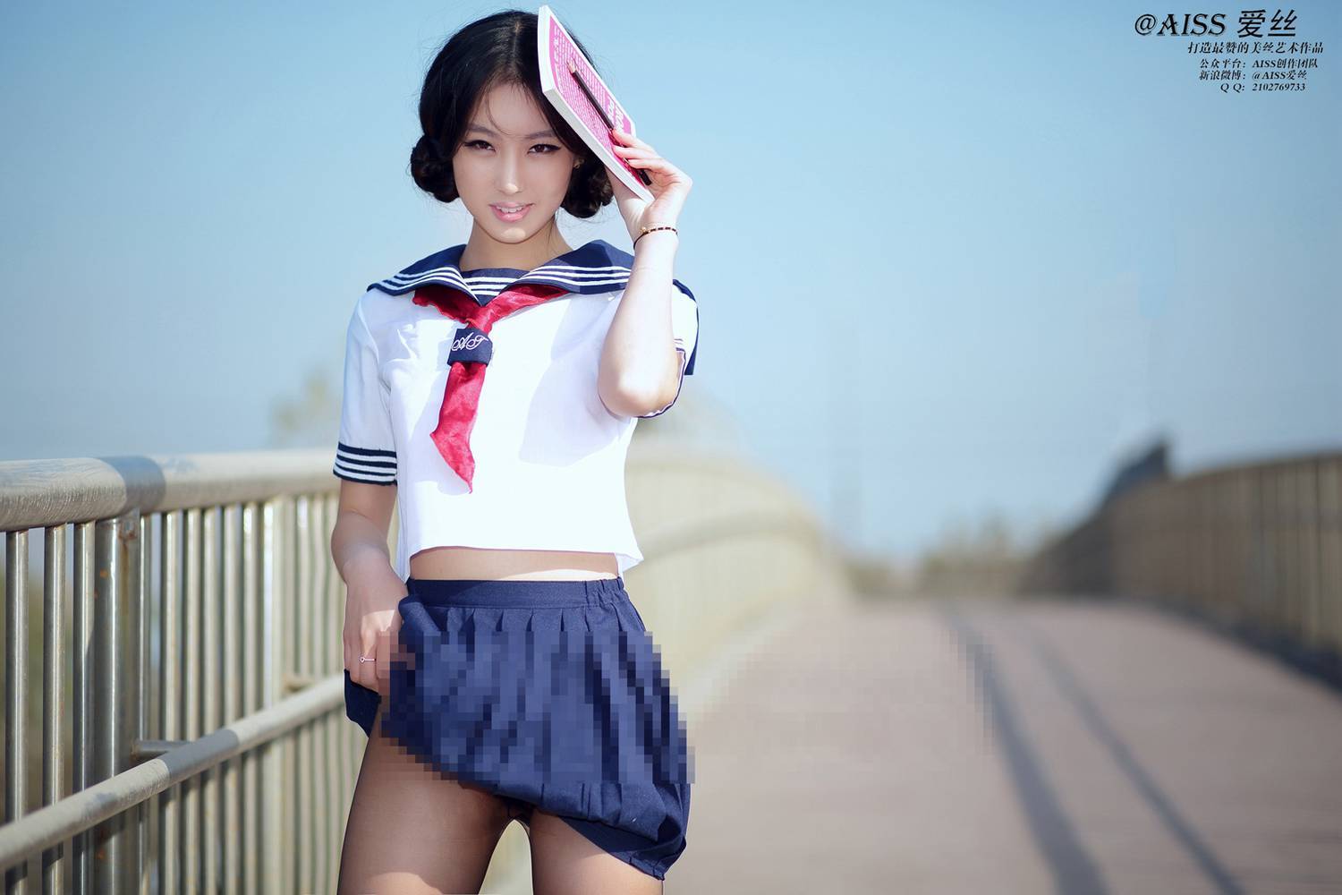 [AISS爱丝] 经典丝袜美腿外拍 NO.038 放学了