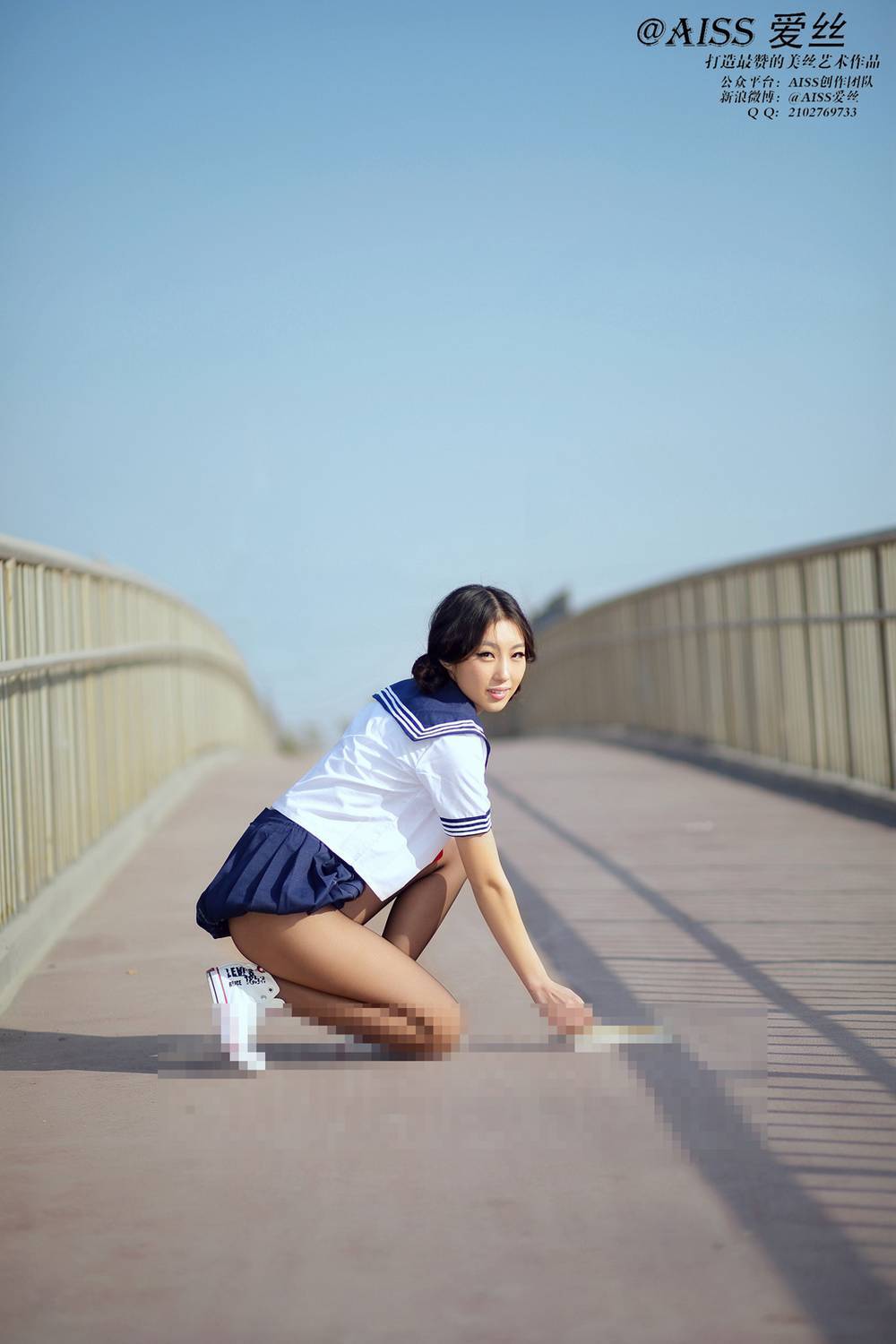 [AISS爱丝] 经典丝袜美腿外拍 NO.038 放学了