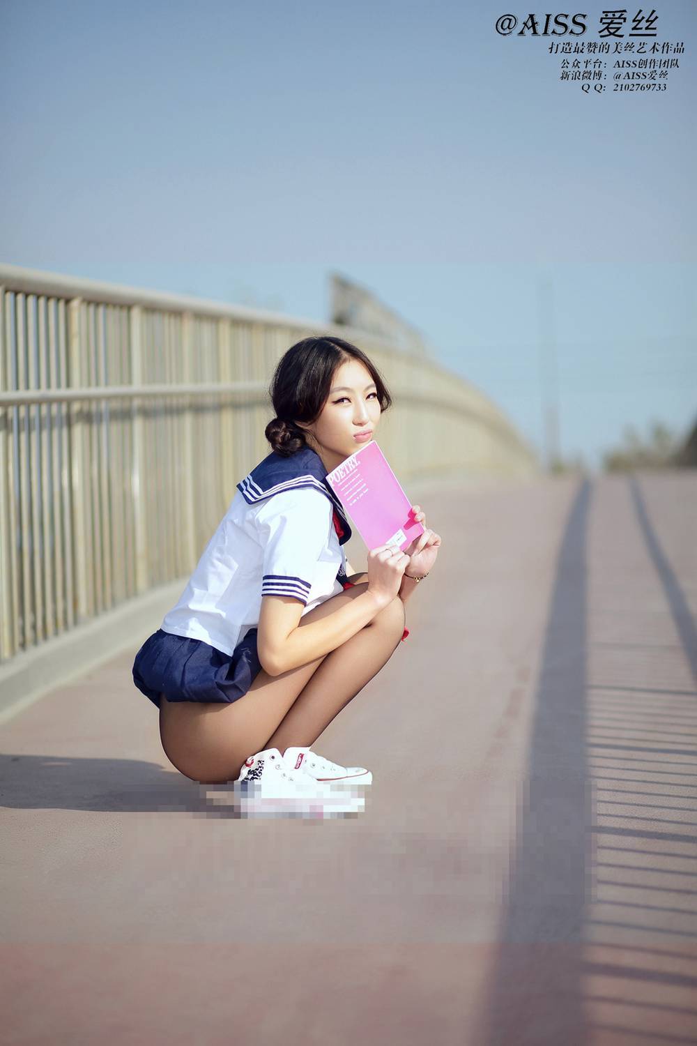 [AISS爱丝] 经典丝袜美腿外拍 NO.038 放学了