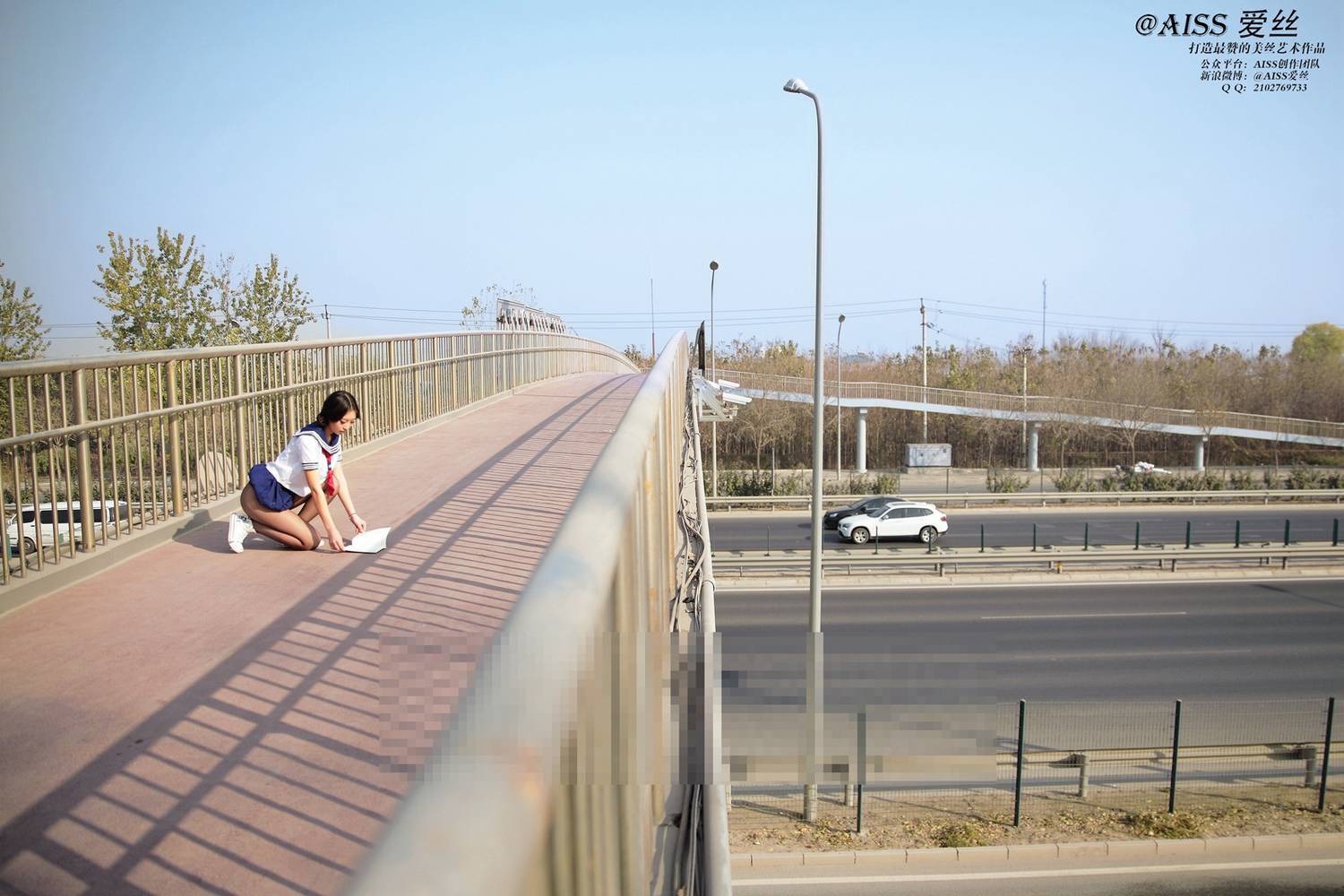 [AISS爱丝] 经典丝袜美腿外拍 NO.038 放学了