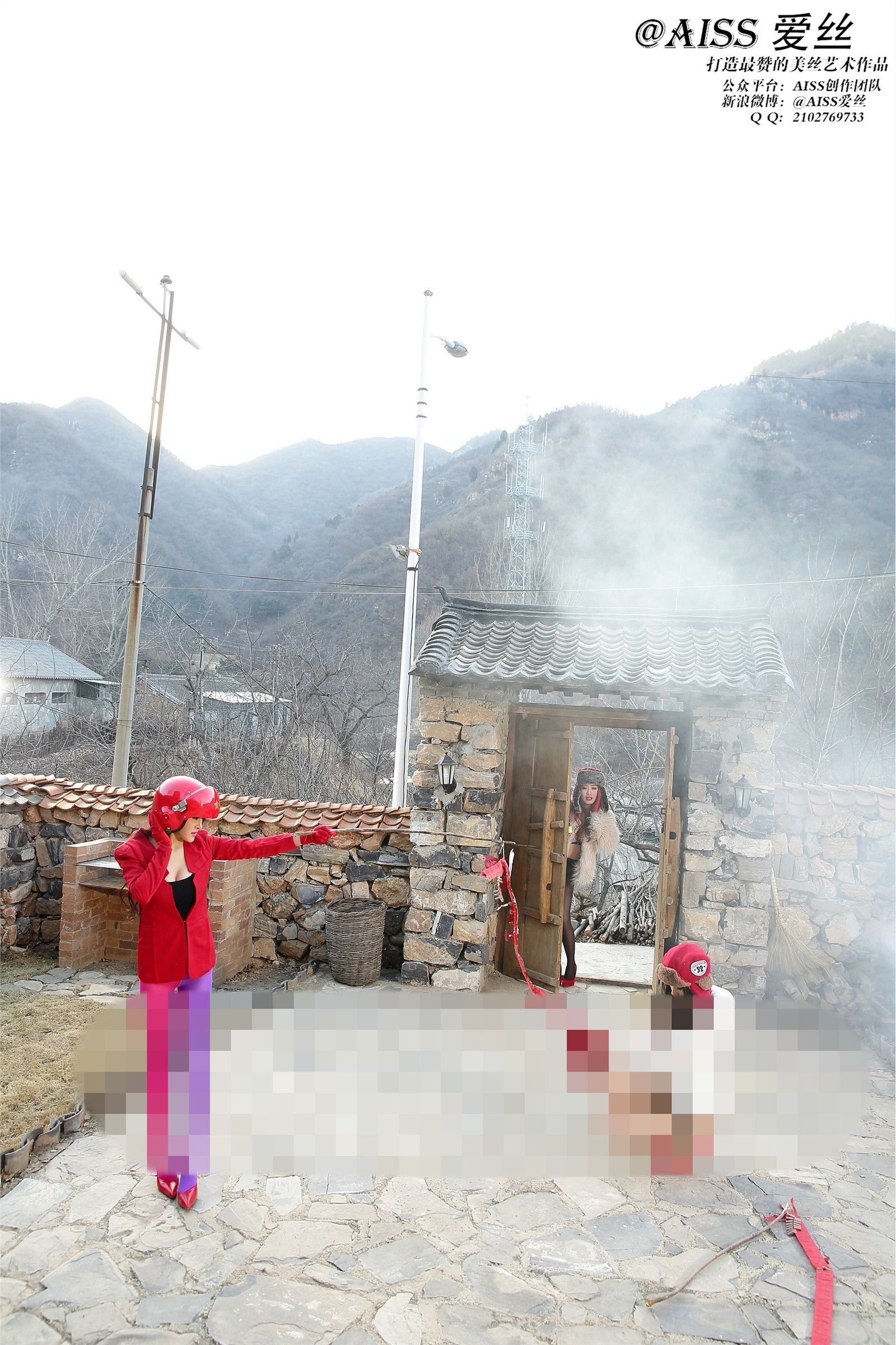 [AISS爱丝]丝袜美腿外拍 NO.46《过年回家》之过年篇