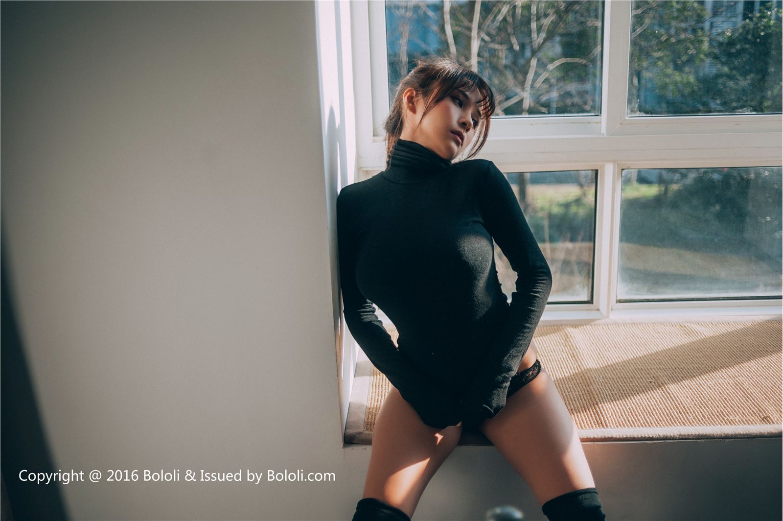 [BoLoLi波萝社] 2017.03.13 BOL029 夏美酱黑色诱惑