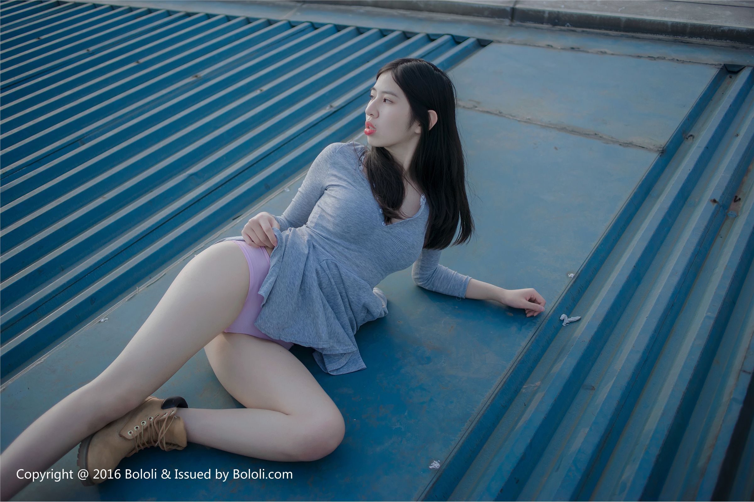 [BoLoLi波萝社] 2017.08.16 BOL.103 郁郁 粉色天台