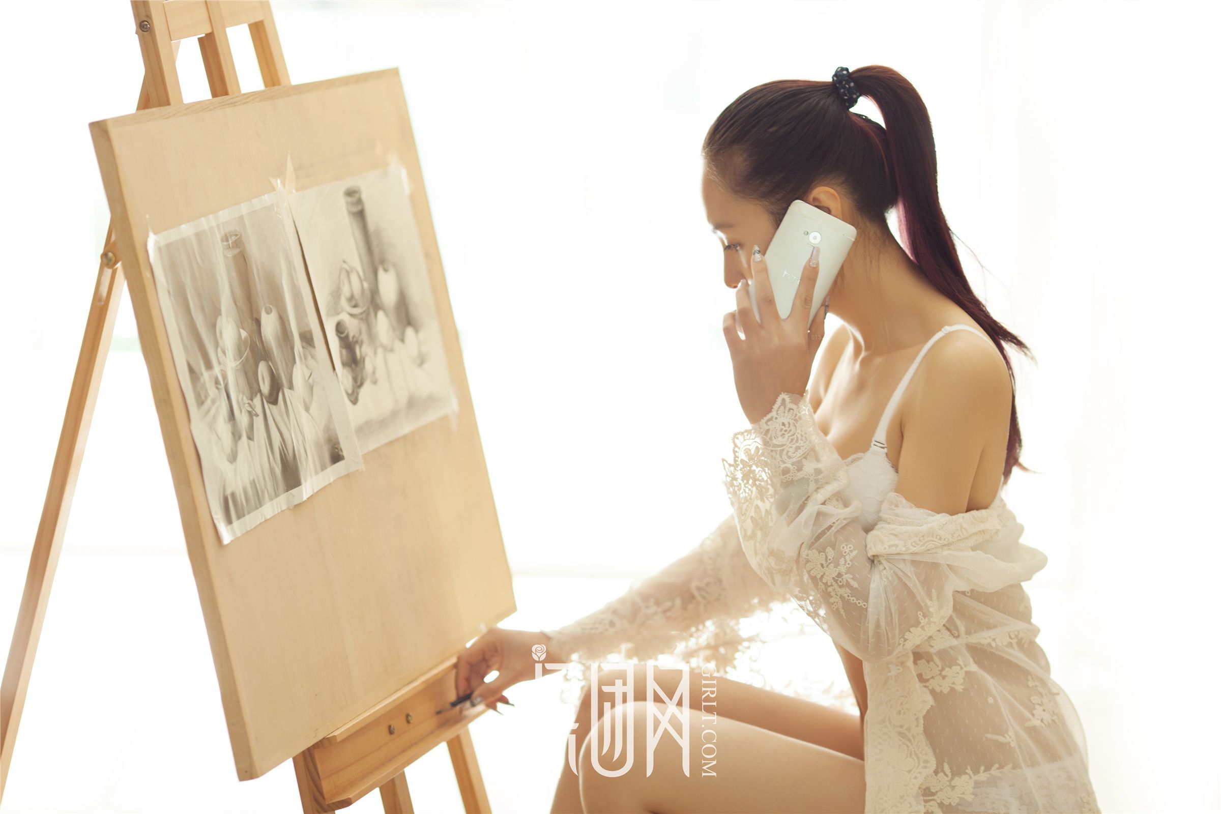 [Girlt果团网]2017.07.15 Vol.033 美女画家