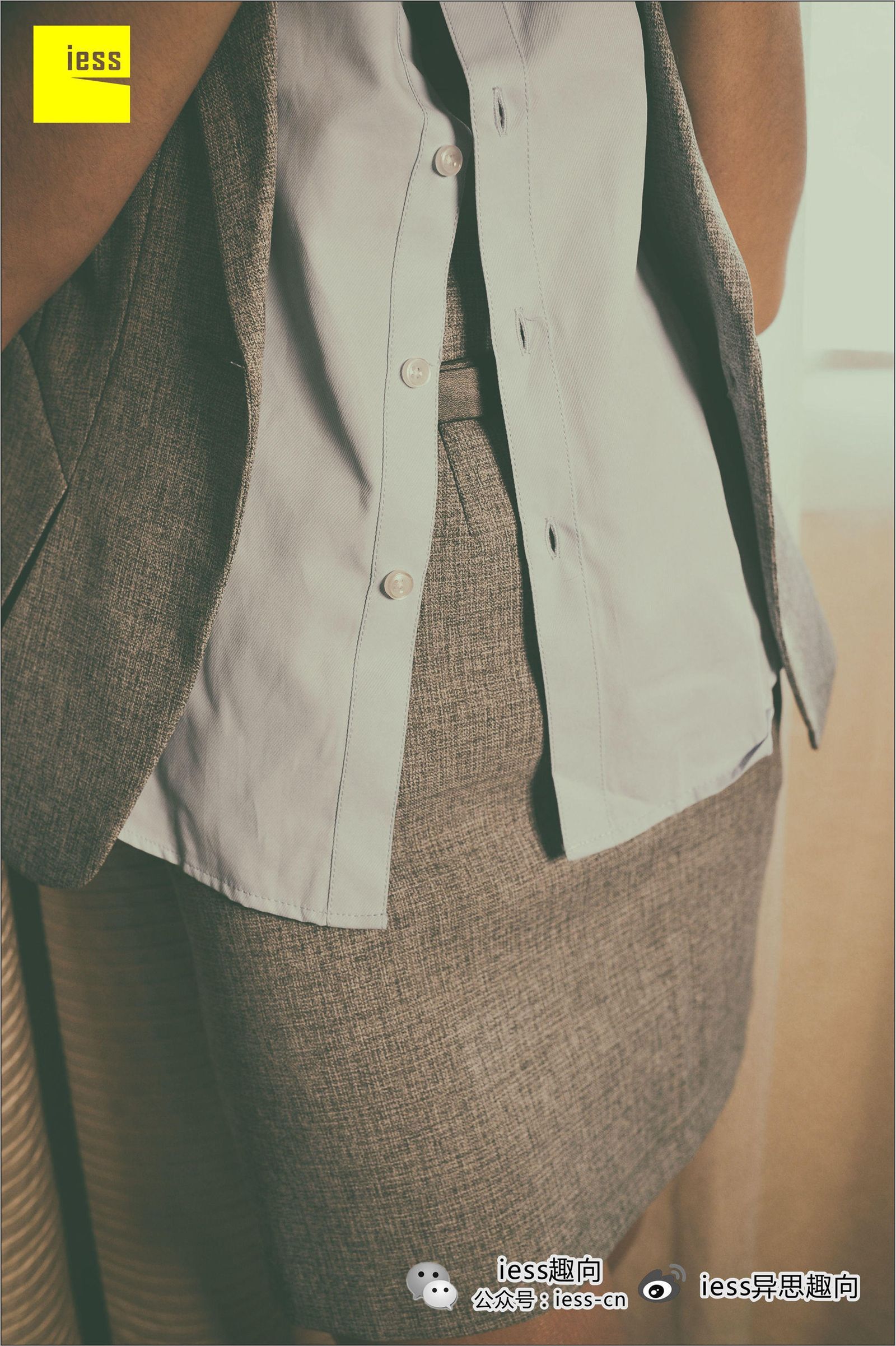 [IESS异思趣向] 2016.10.17 No.017《珠光肉色长筒丝袜》BING