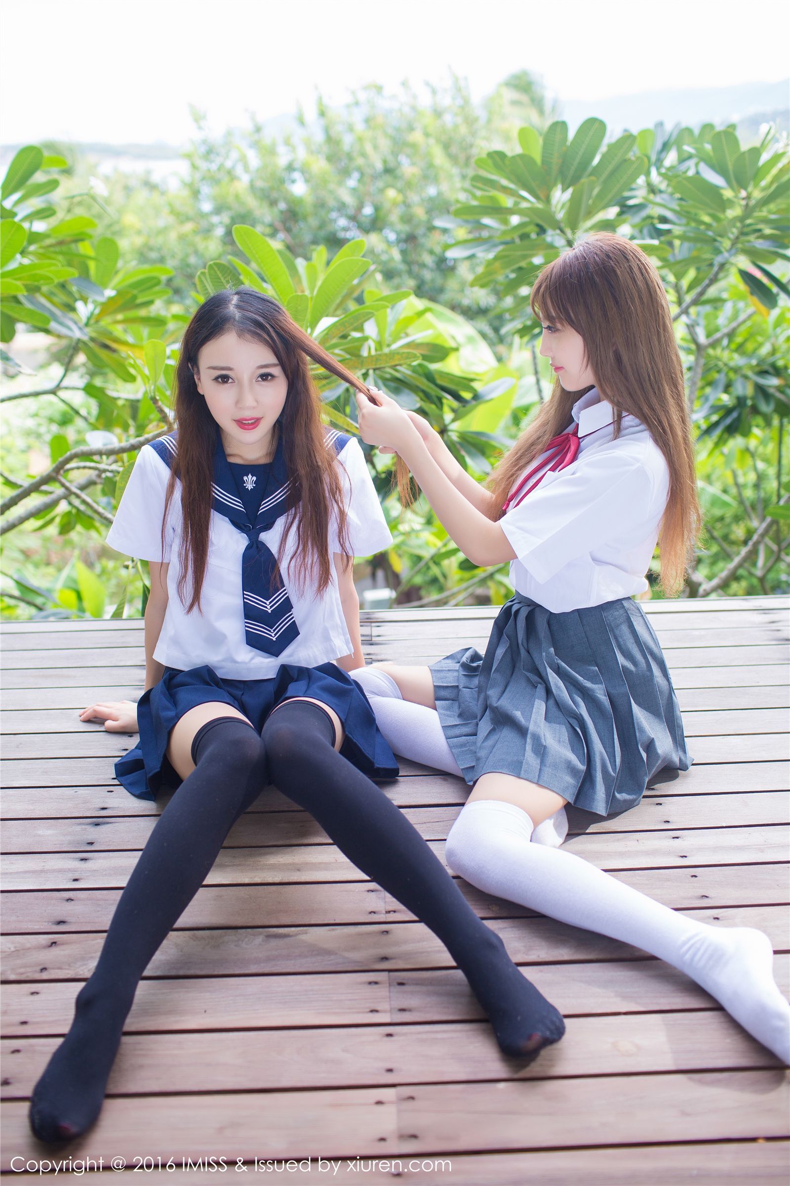 [IMiss爱蜜社]2016.10.05 Vol.133 赵小米Kitty&sugar小甜心CC