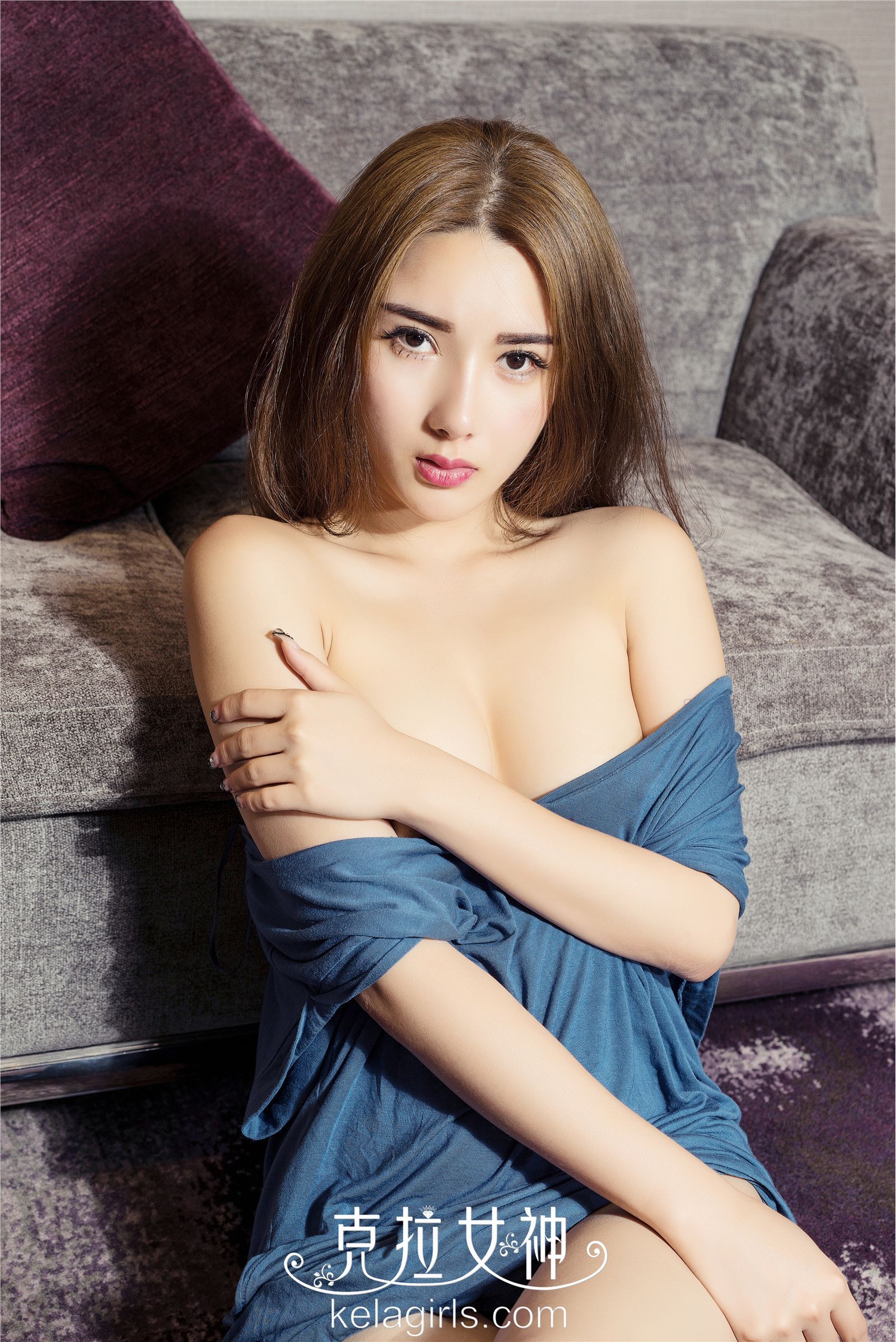 [KeLaGirls]克拉女神 2017-02-28 诗雯 蓝海臀