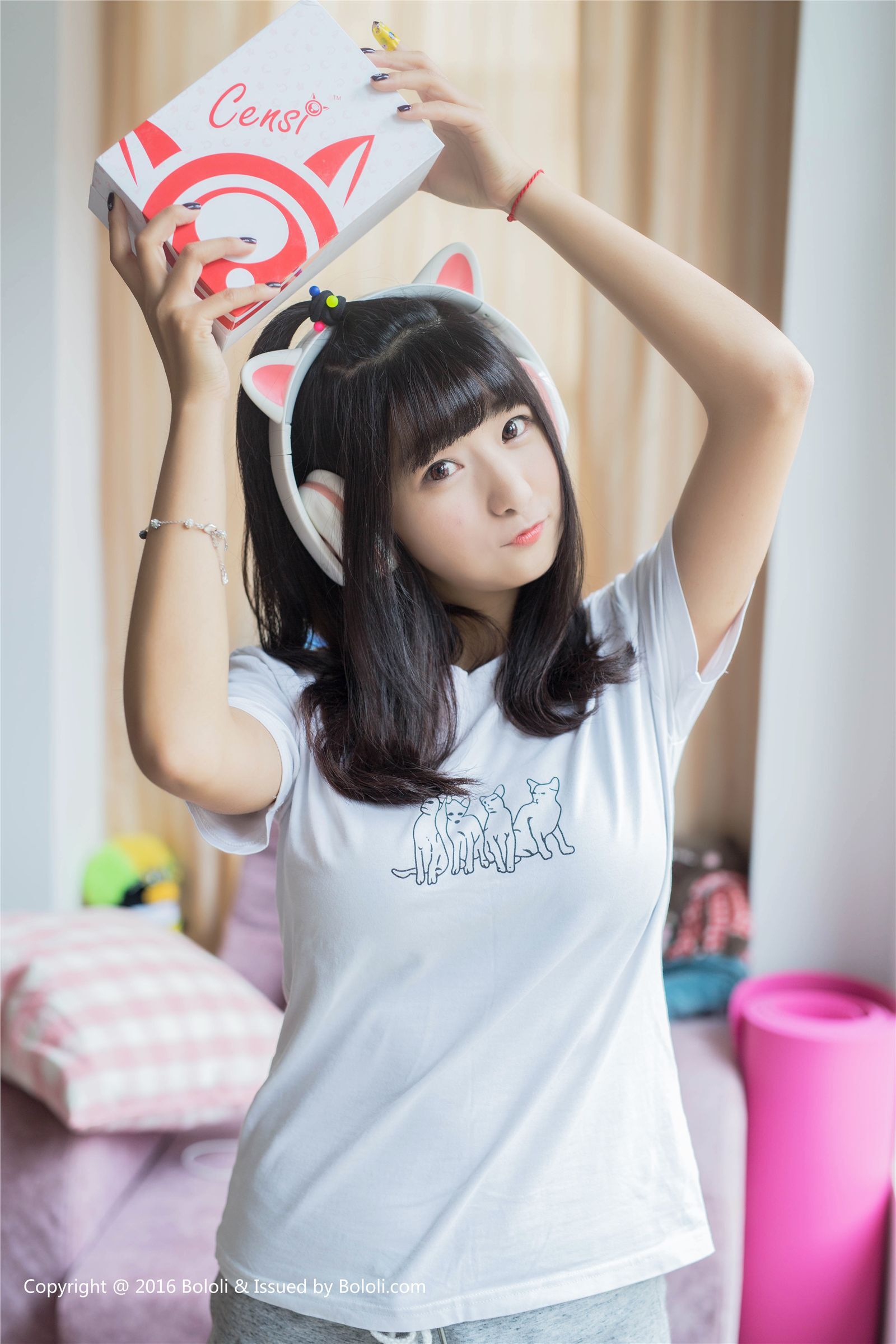 [Kimoe]激萌文化 2016-10-20 周闻 球球喵耳机