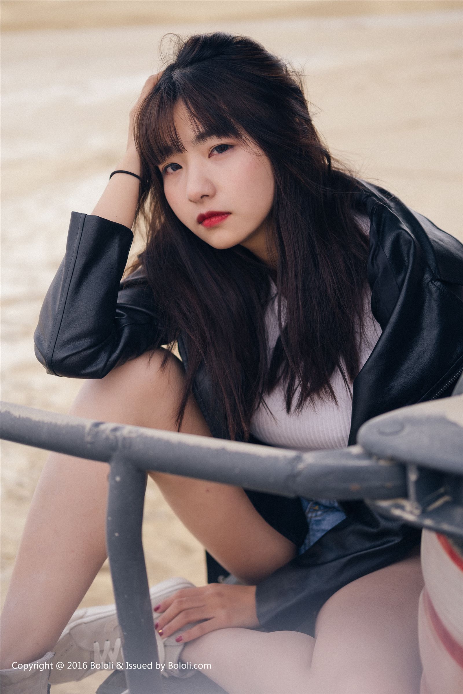 [Kimoe 激萌文化] Vol.010  周闻球球沙漠机车女