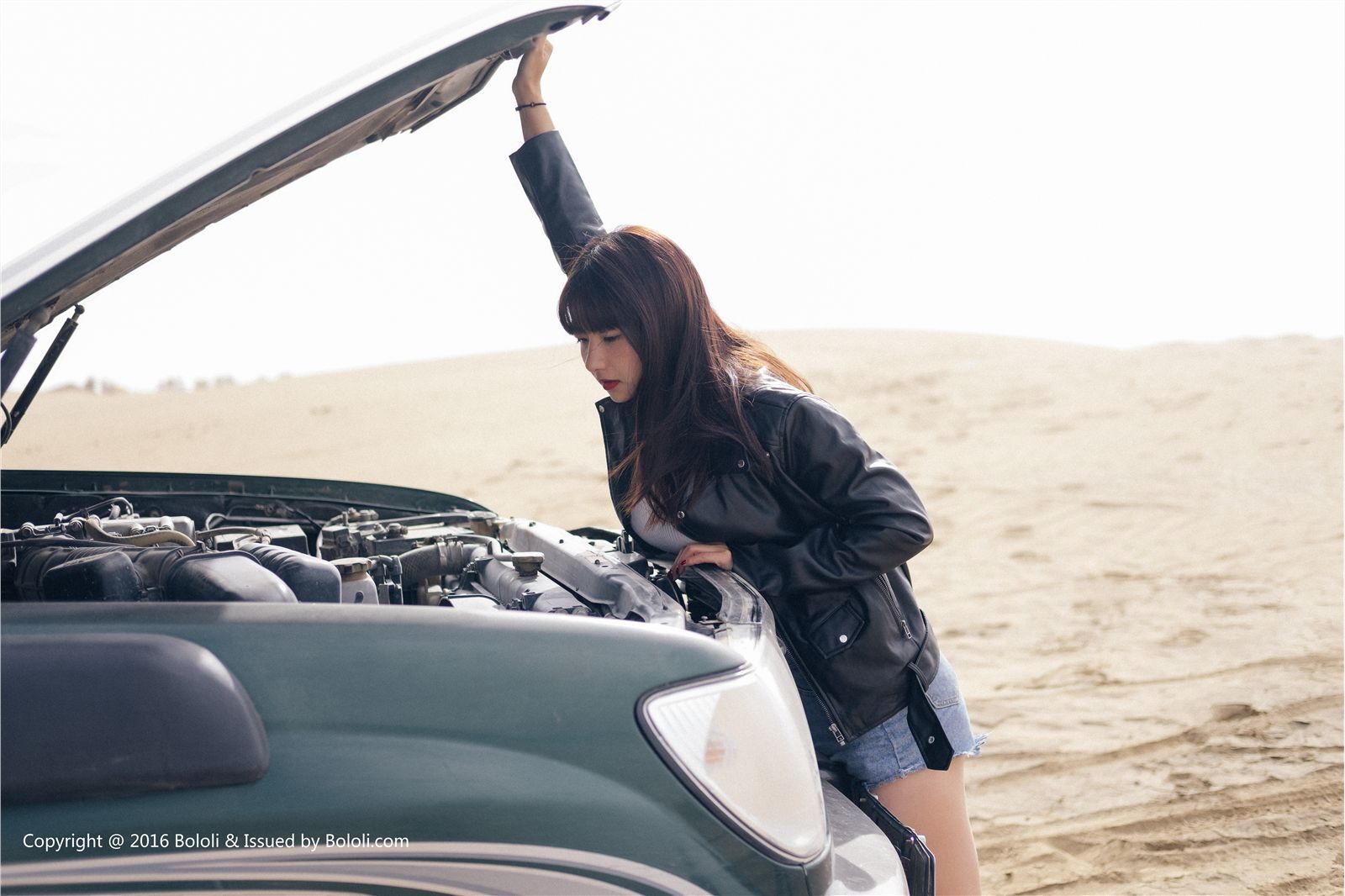 [Kimoe 激萌文化] Vol.010  周闻球球沙漠机车女