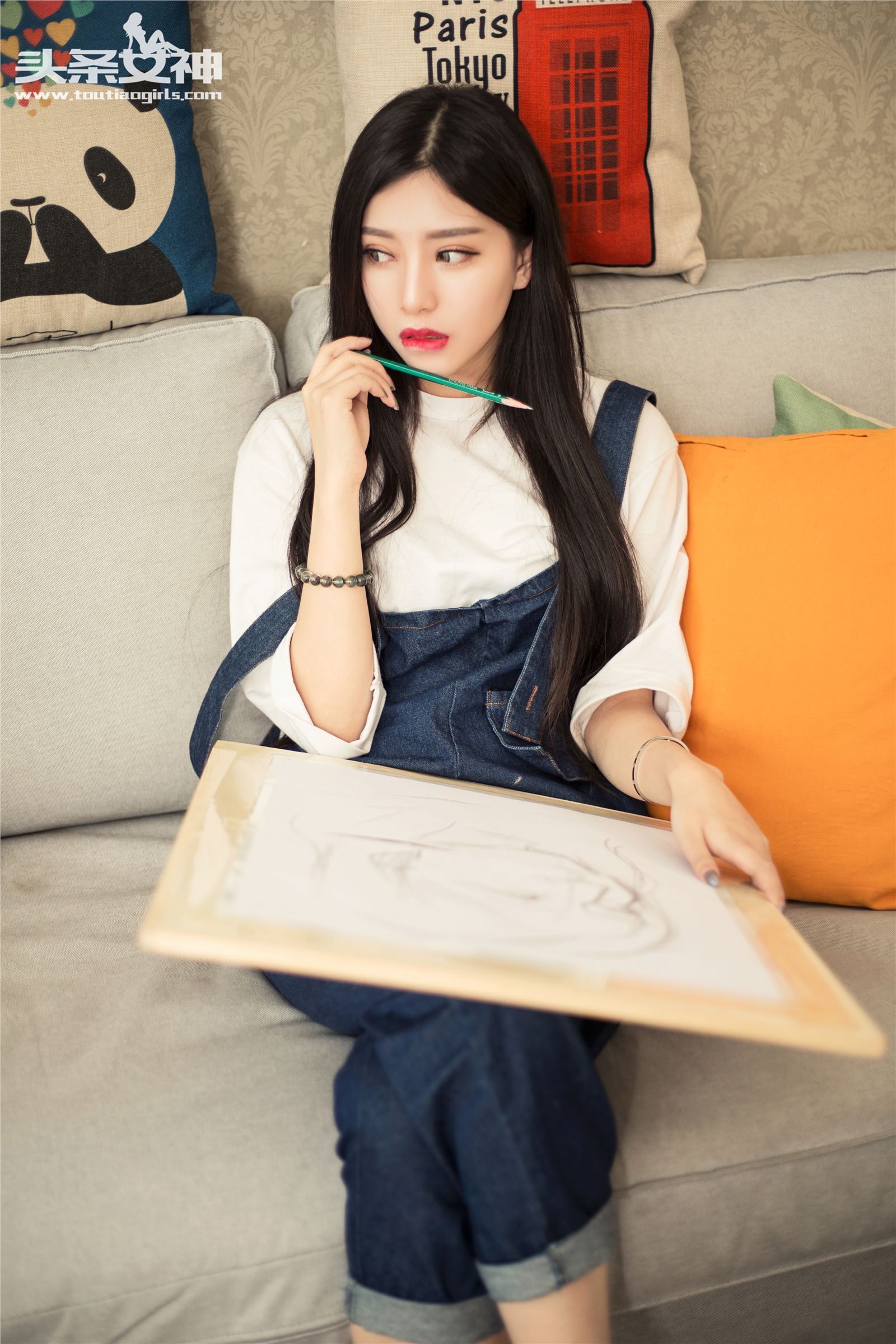 [Toutiaogirls]头条女神 2016.06.03 油画小学妹 COCO